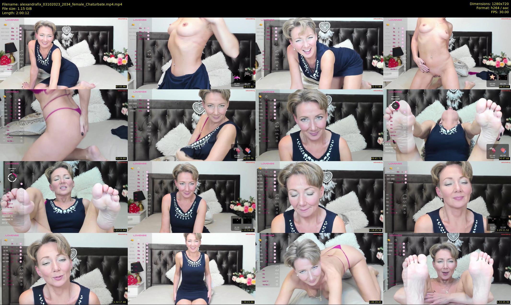 alexandrafix — 121 minute Chaturbate female cam show recording, 720p, Oct 3, 2023