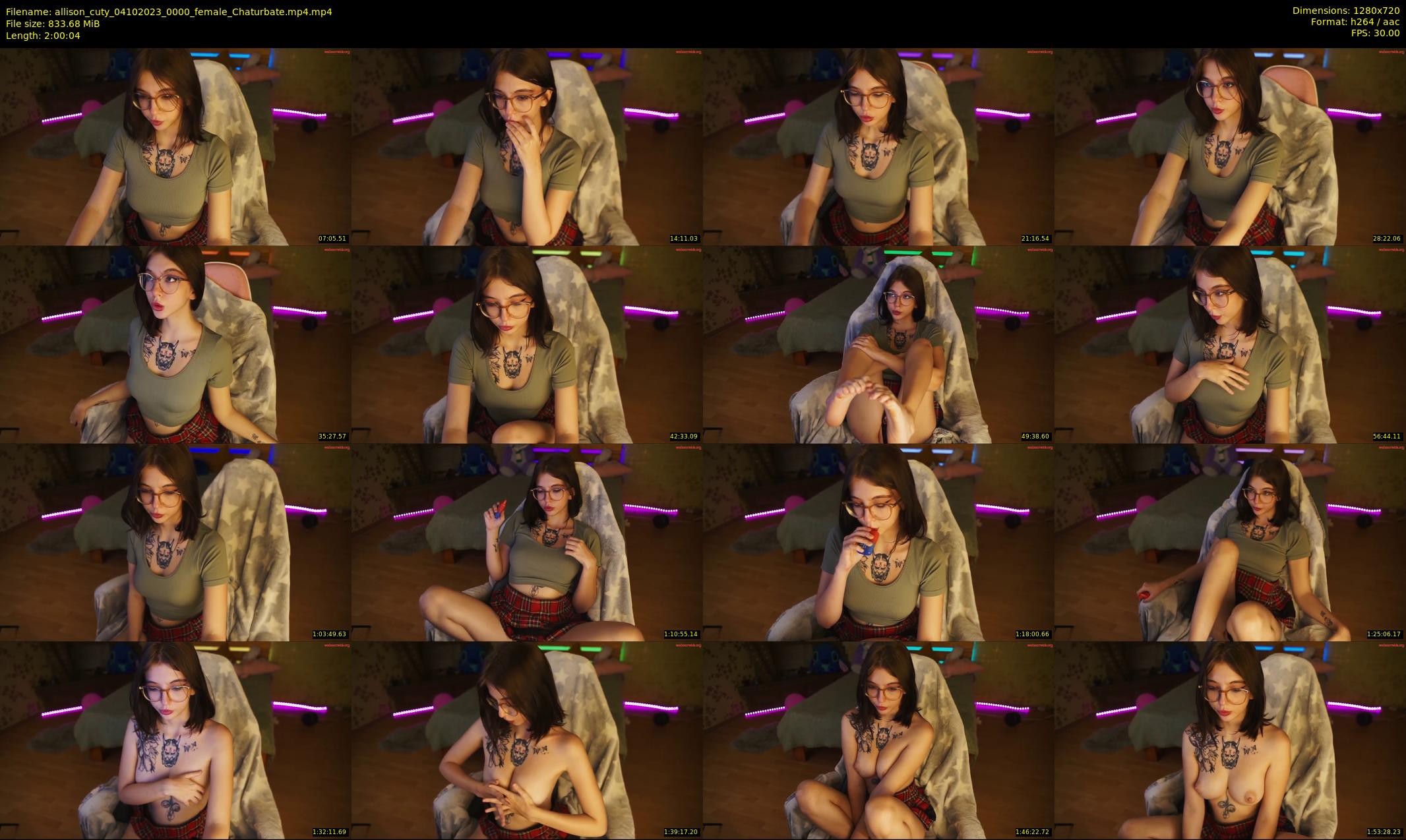 allison_cuty — 121 minute Chaturbate female cam show recording, 720p, Oct 4, 2023