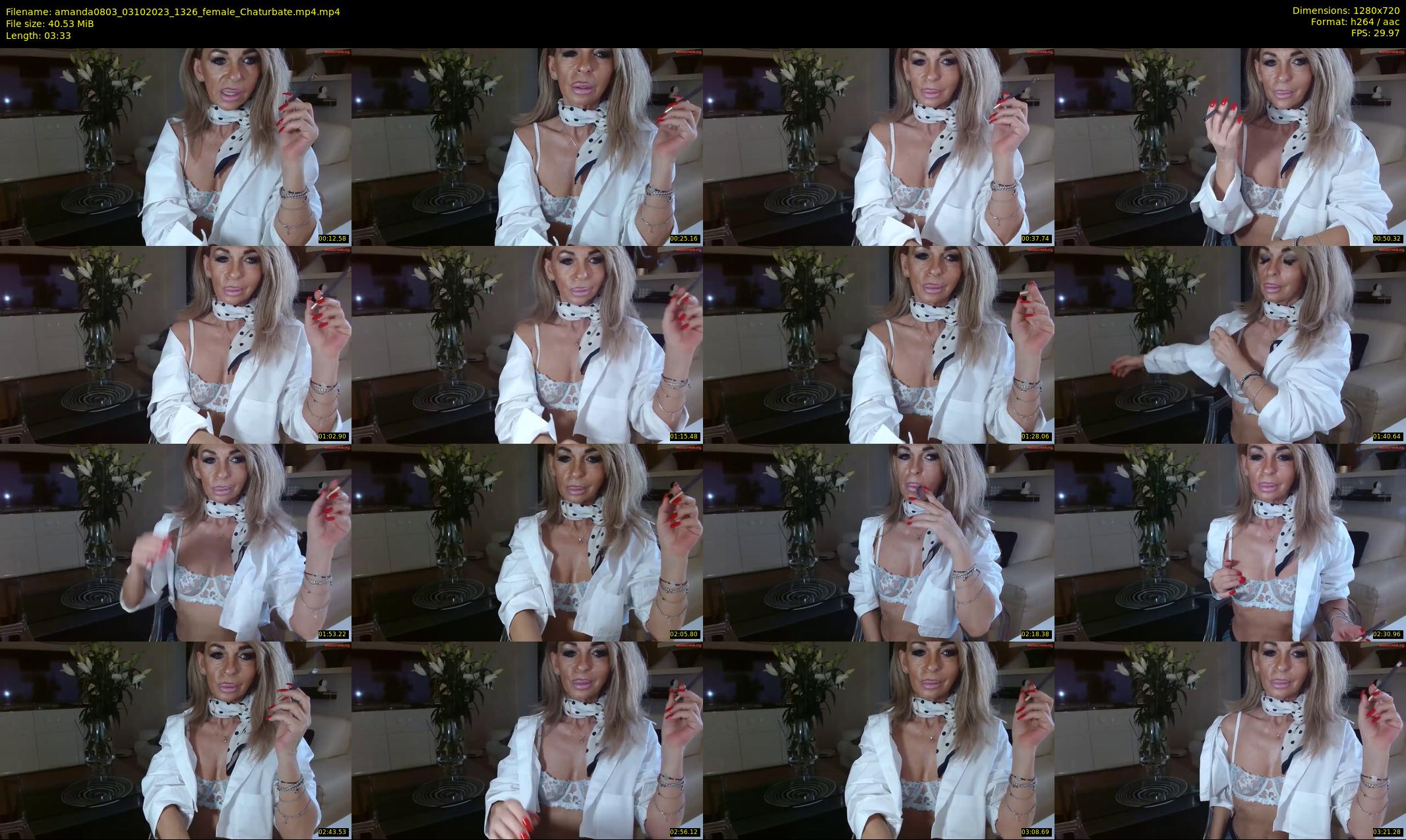 amanda0803 — 4 minute Chaturbate female cam show recording, 720p, Oct 3, 2023