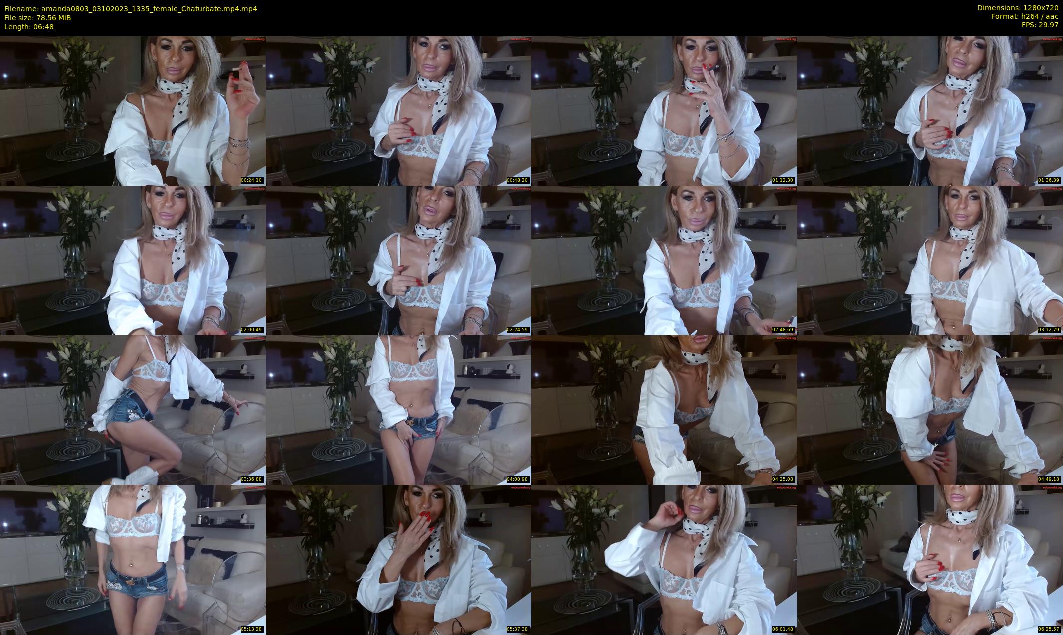 amanda0803 — 7 minute Chaturbate female cam show recording, 720p, Oct 3, 2023