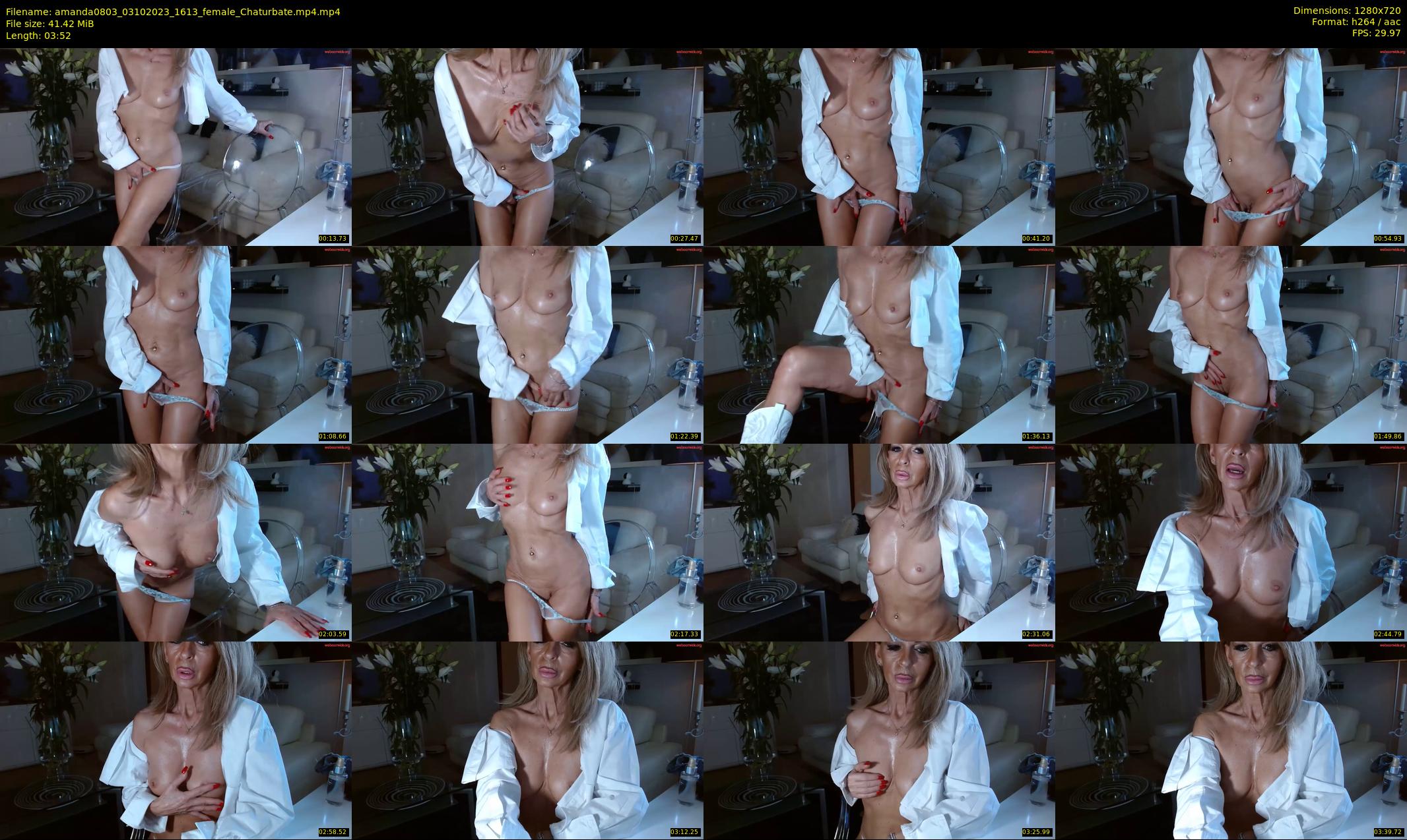 amanda0803 — 4 minute Chaturbate female cam show recording, 720p, Oct 3, 2023