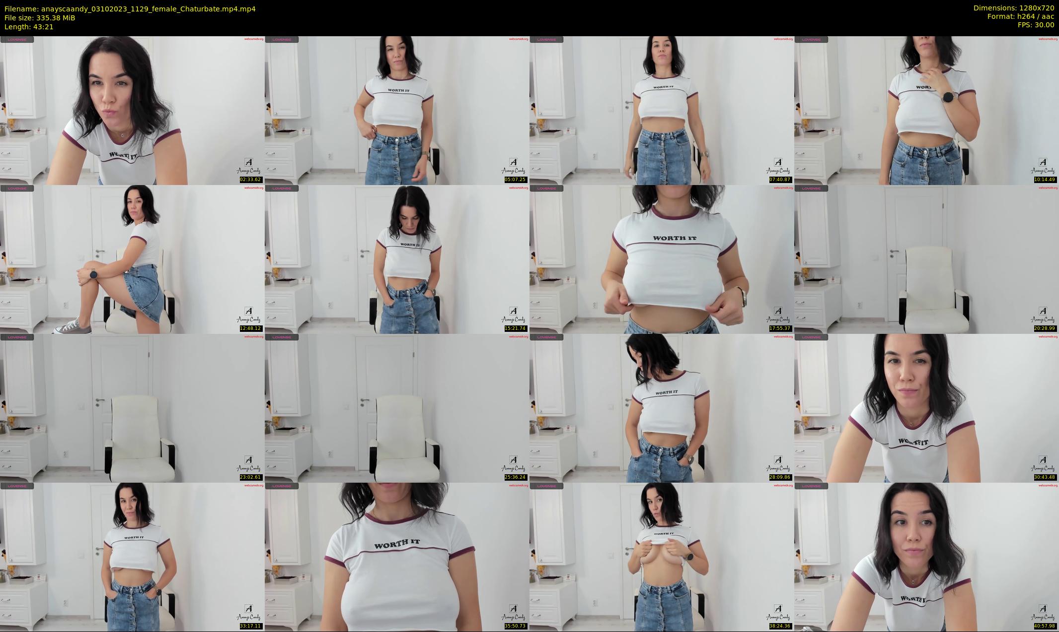 anayscaandy — 44 minute Chaturbate female cam show recording, 720p, Oct 3, 2023