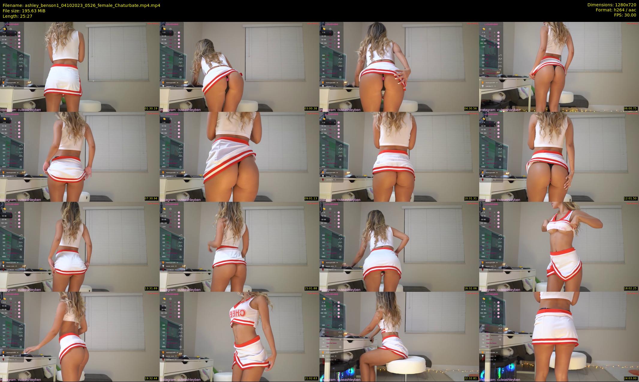 ashley_benson1 — 26 minute Chaturbate female cam show recording, 720p, Oct 4, 2023