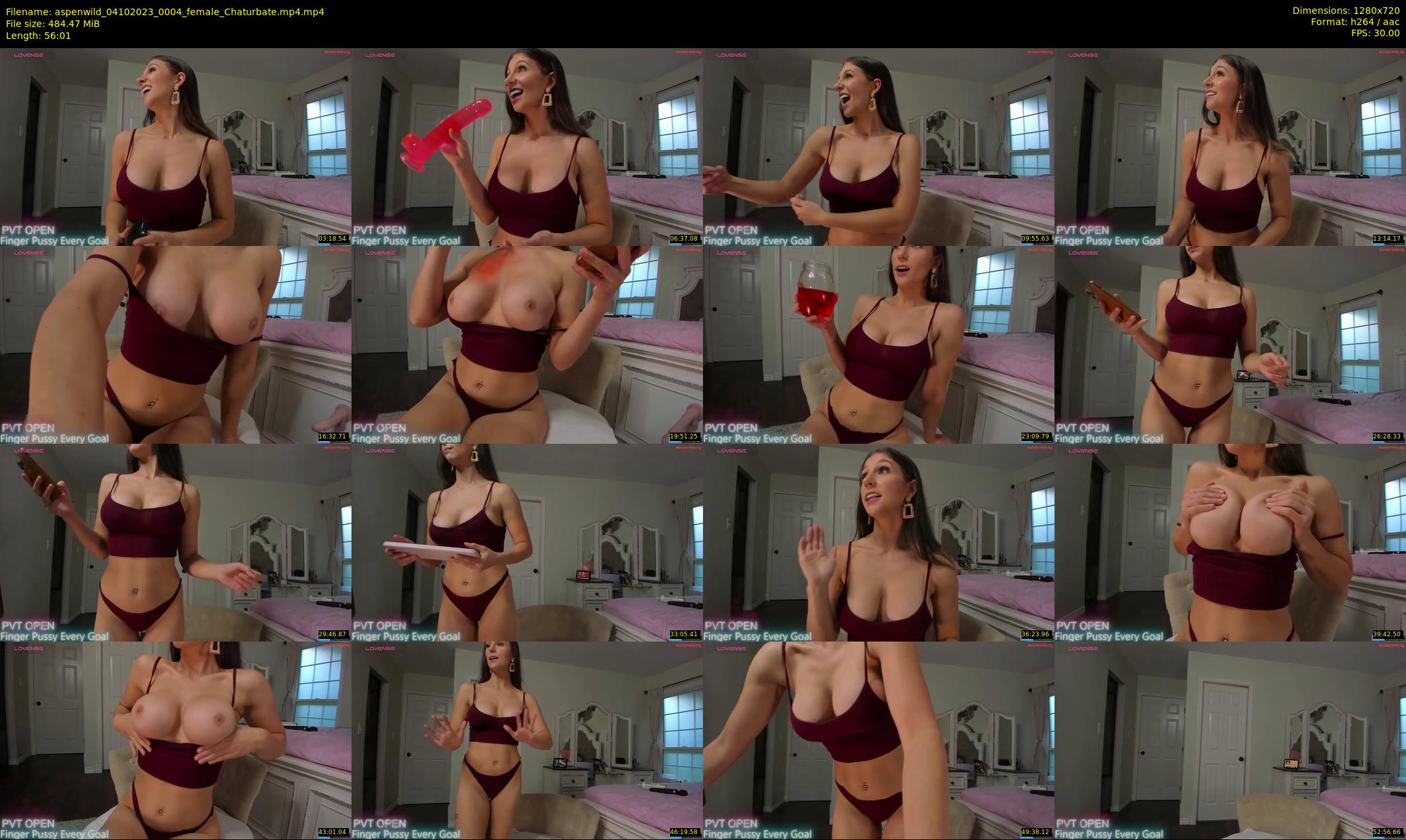 aspenwild — 57 minute Chaturbate female cam show recording, 720p, Oct 4, 2023
