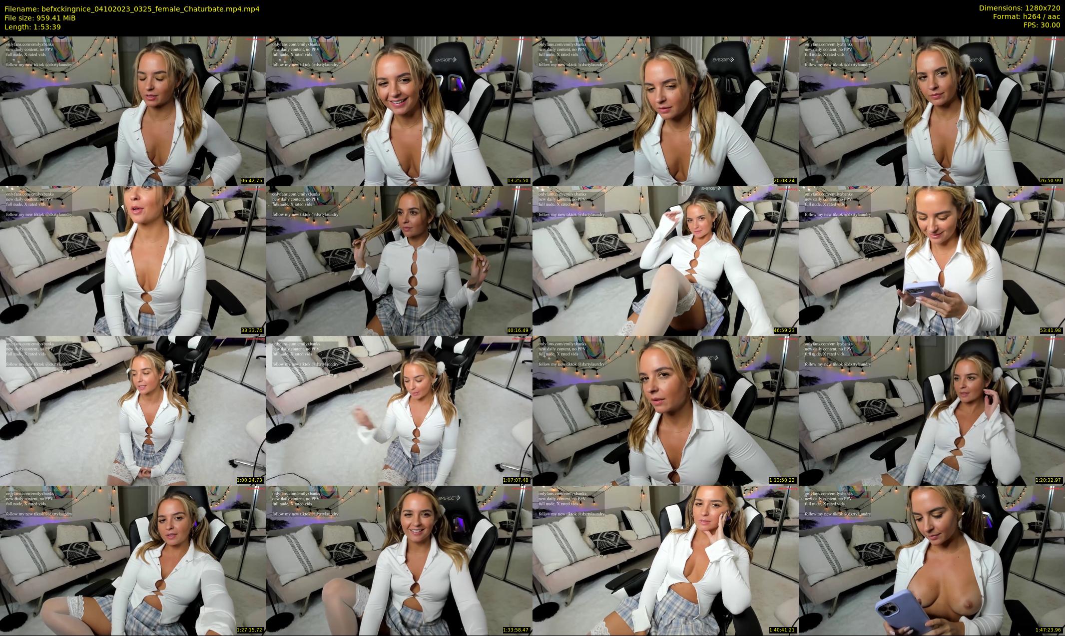 befxckingnice — 114 minute Chaturbate female cam show recording, 720p, Oct 4, 2023