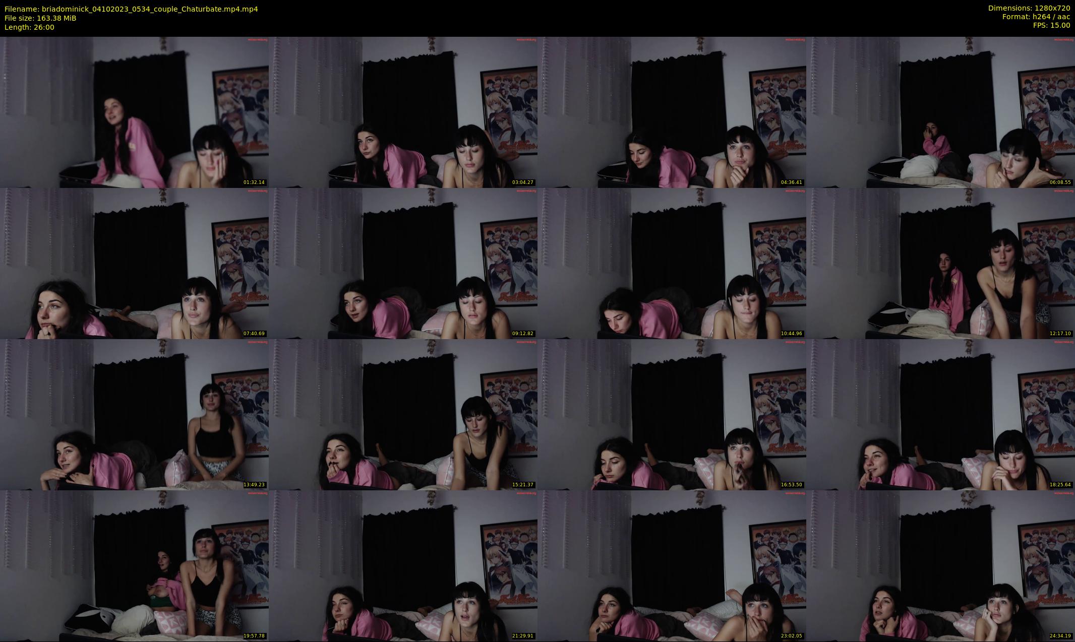 briadominick — 26 minute Chaturbate couple cam show recording, 720p, Oct 4, 2023