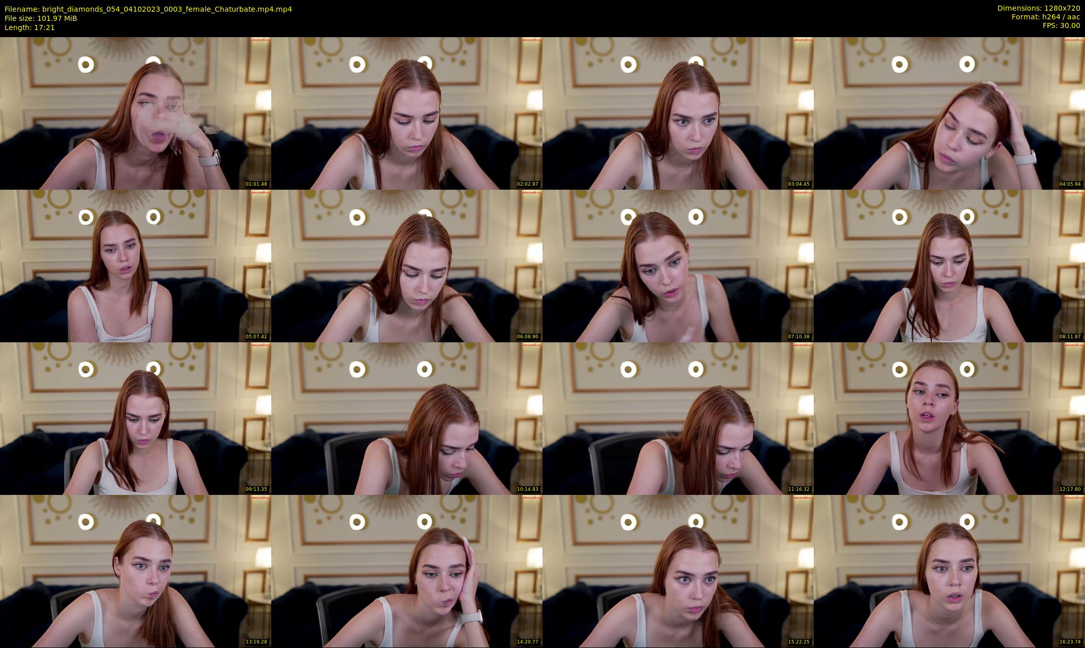 bright_diamonds_054 — 18 minute Chaturbate couple cam show recording, 720p, Oct 4, 2023