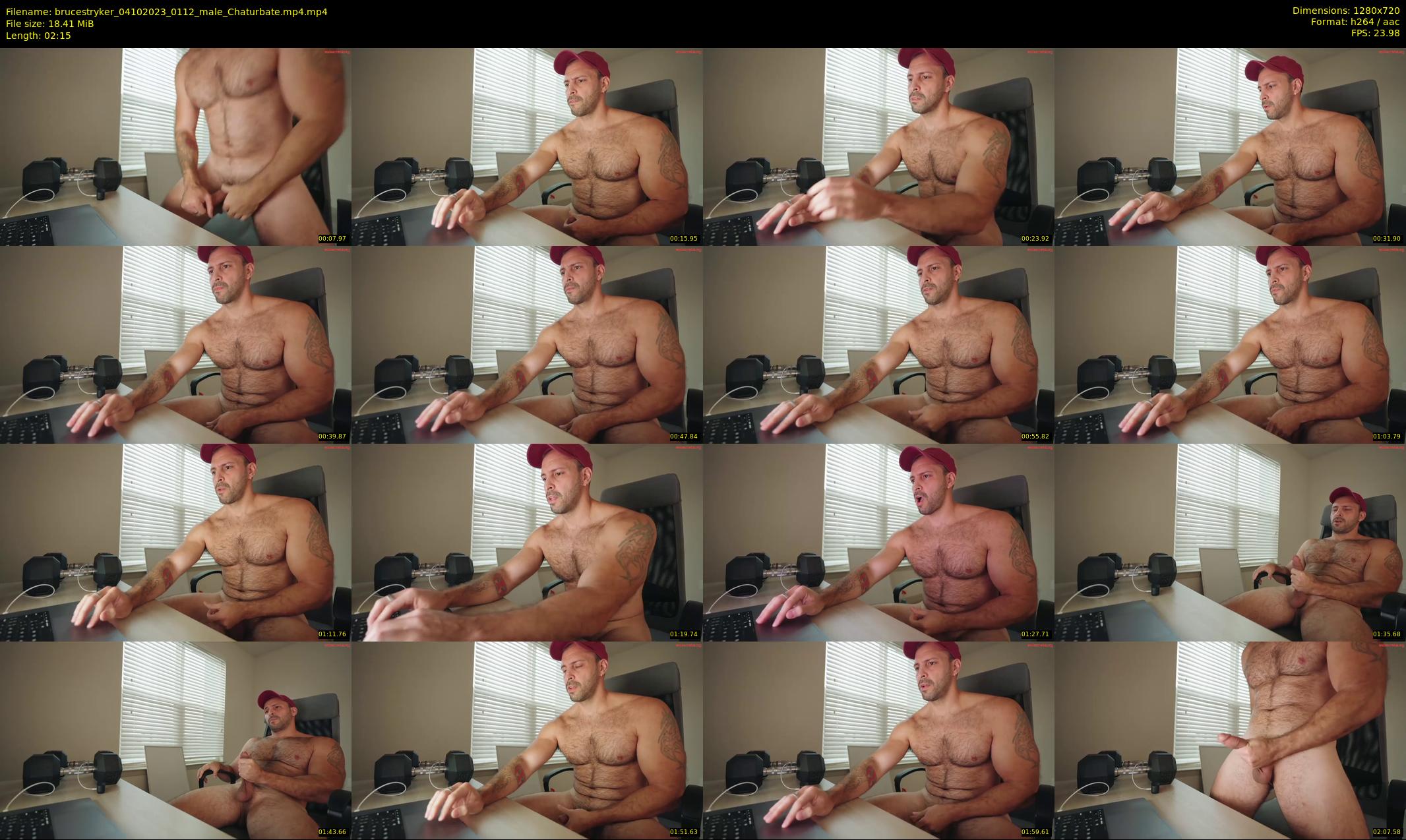 brucestryker — 3 minute Chaturbate male cam show recording, 720p, Oct 4, 2023