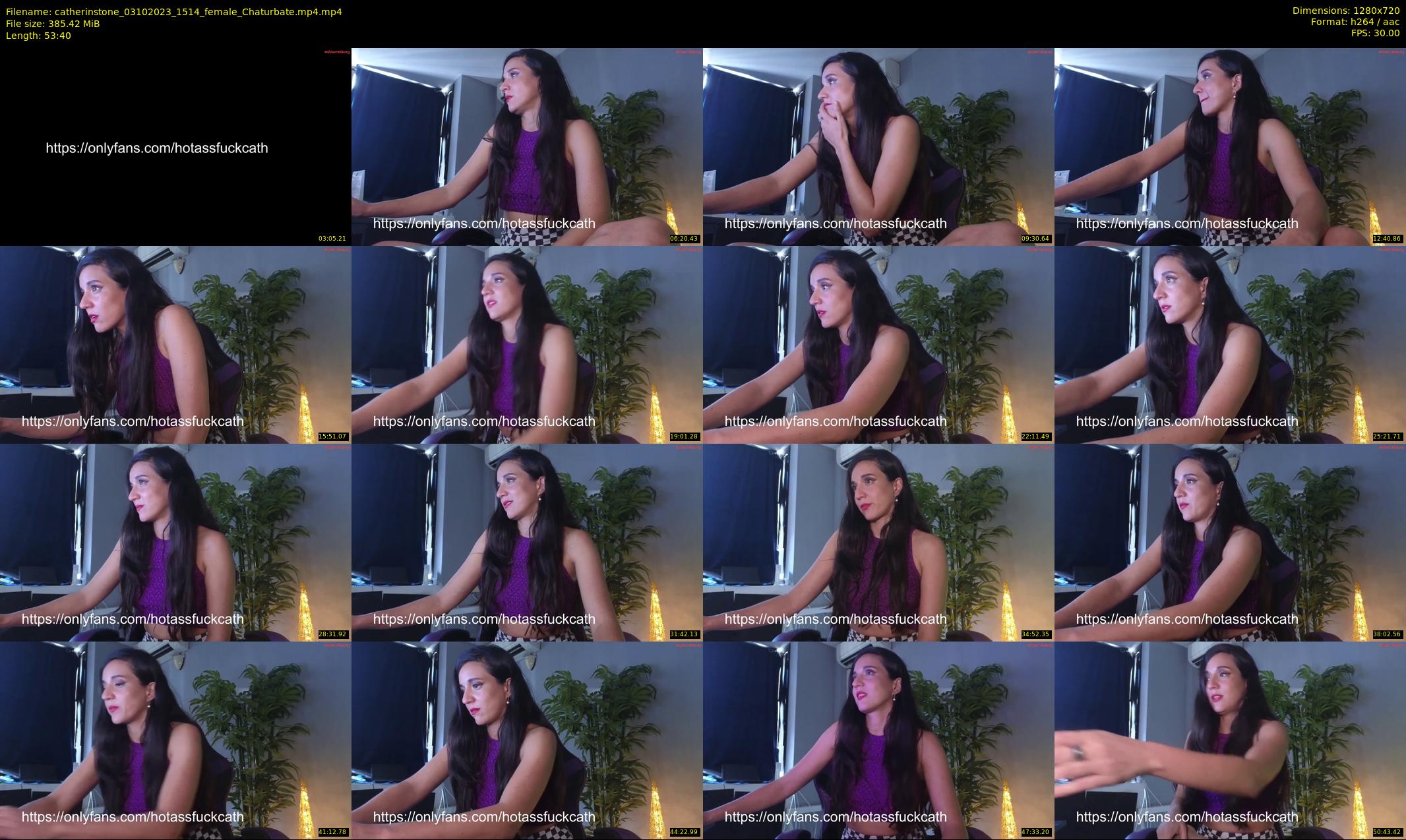 catherinstone — 54 minute Chaturbate female cam show recording, 720p, Oct 3, 2023