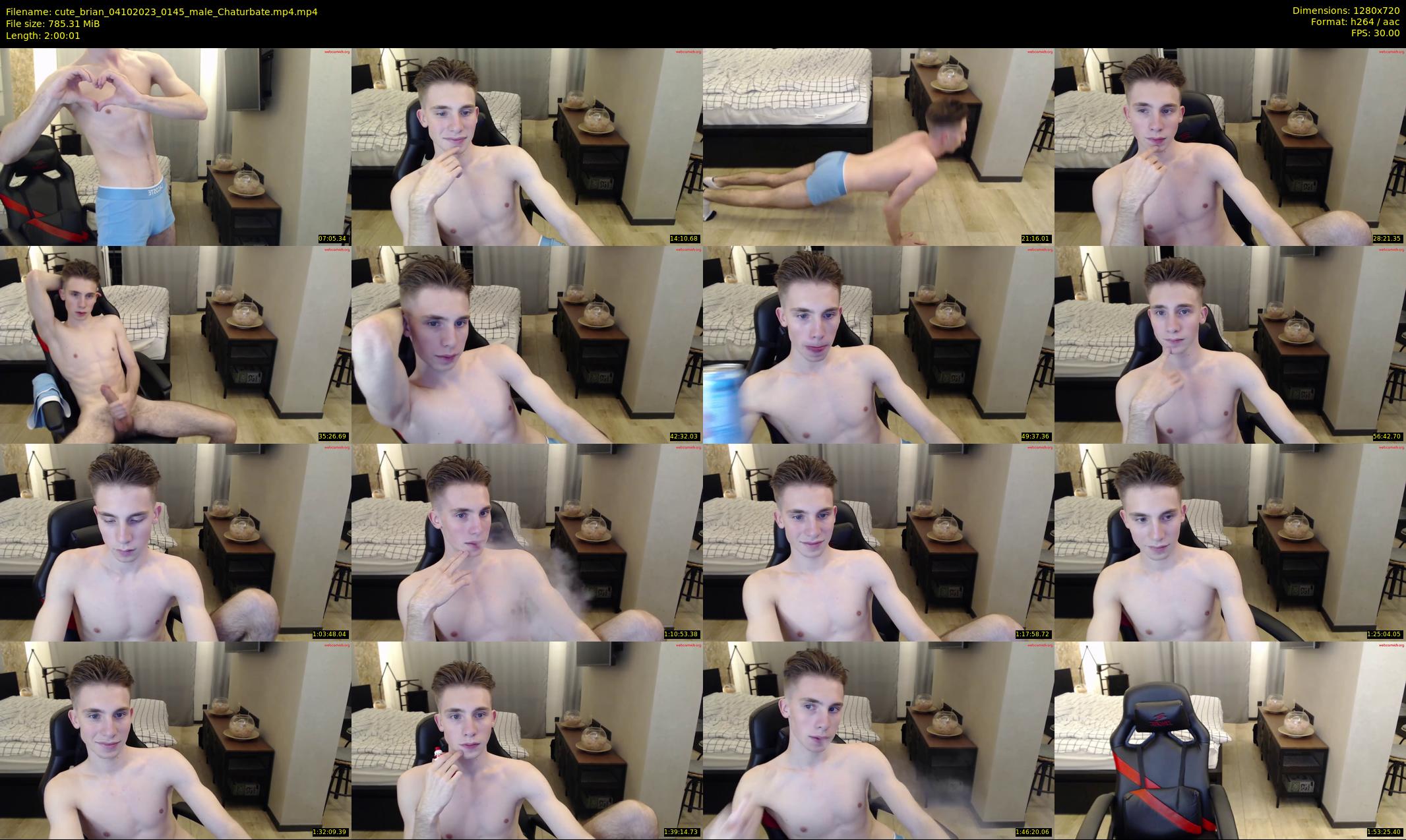 cute_brian — 121 minute Chaturbate male cam show recording, 720p, Oct 4, 2023