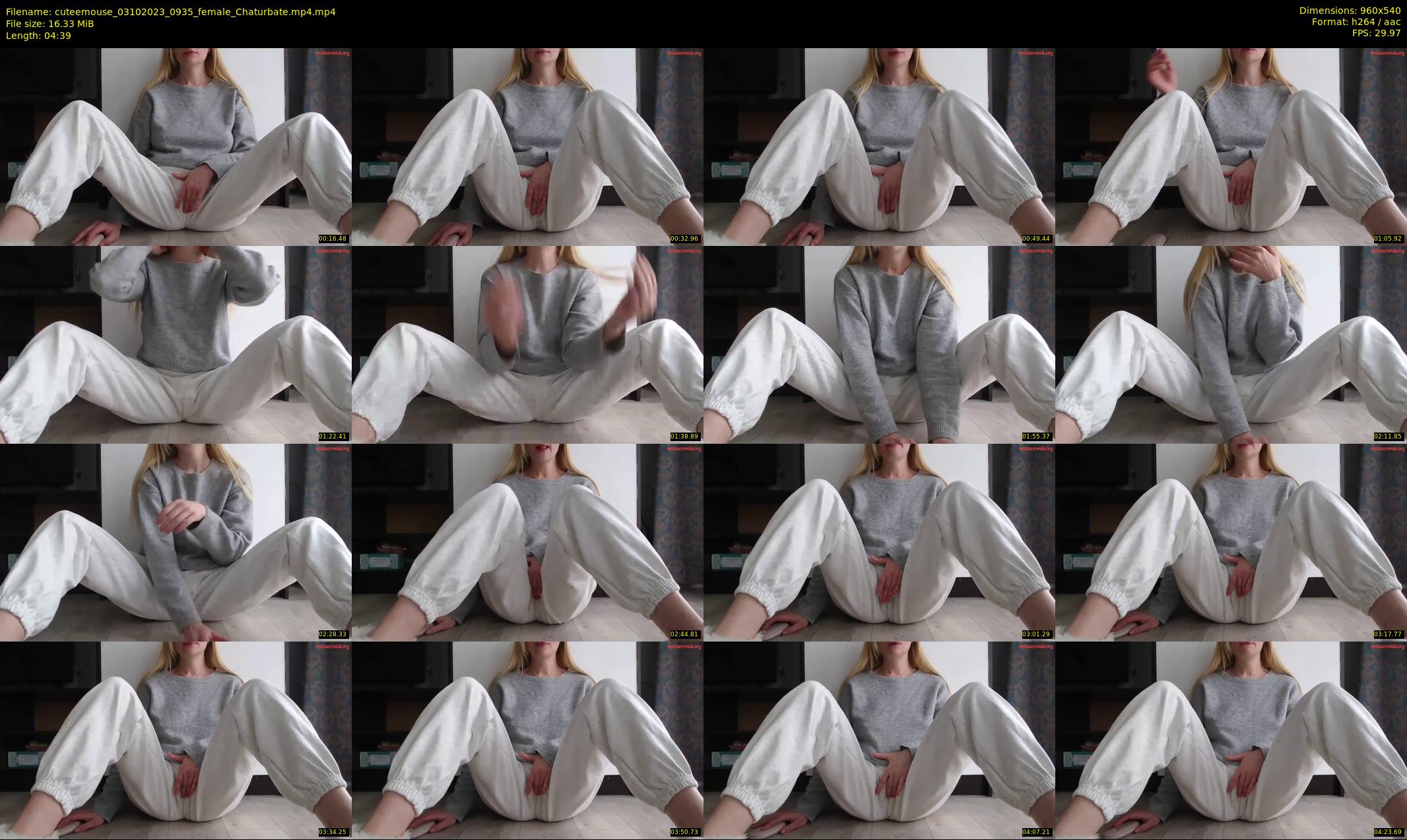 cuteemouse — 5 minute Chaturbate female cam show recording, 480p, Oct 3, 2023