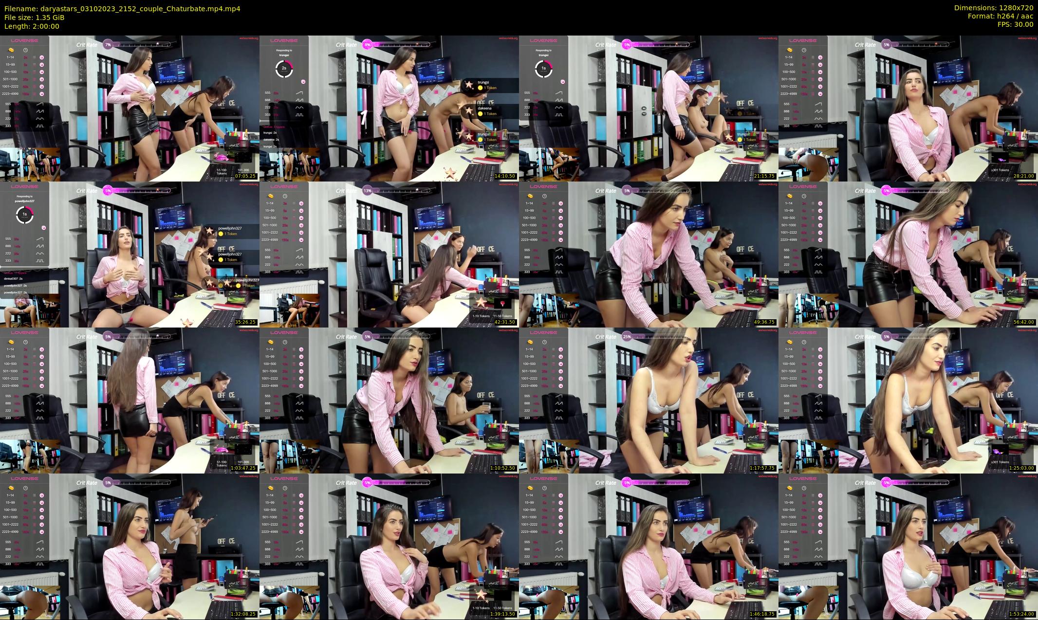 daryastars — 120 minute Chaturbate couple cam show recording, 720p, Oct 3, 2023