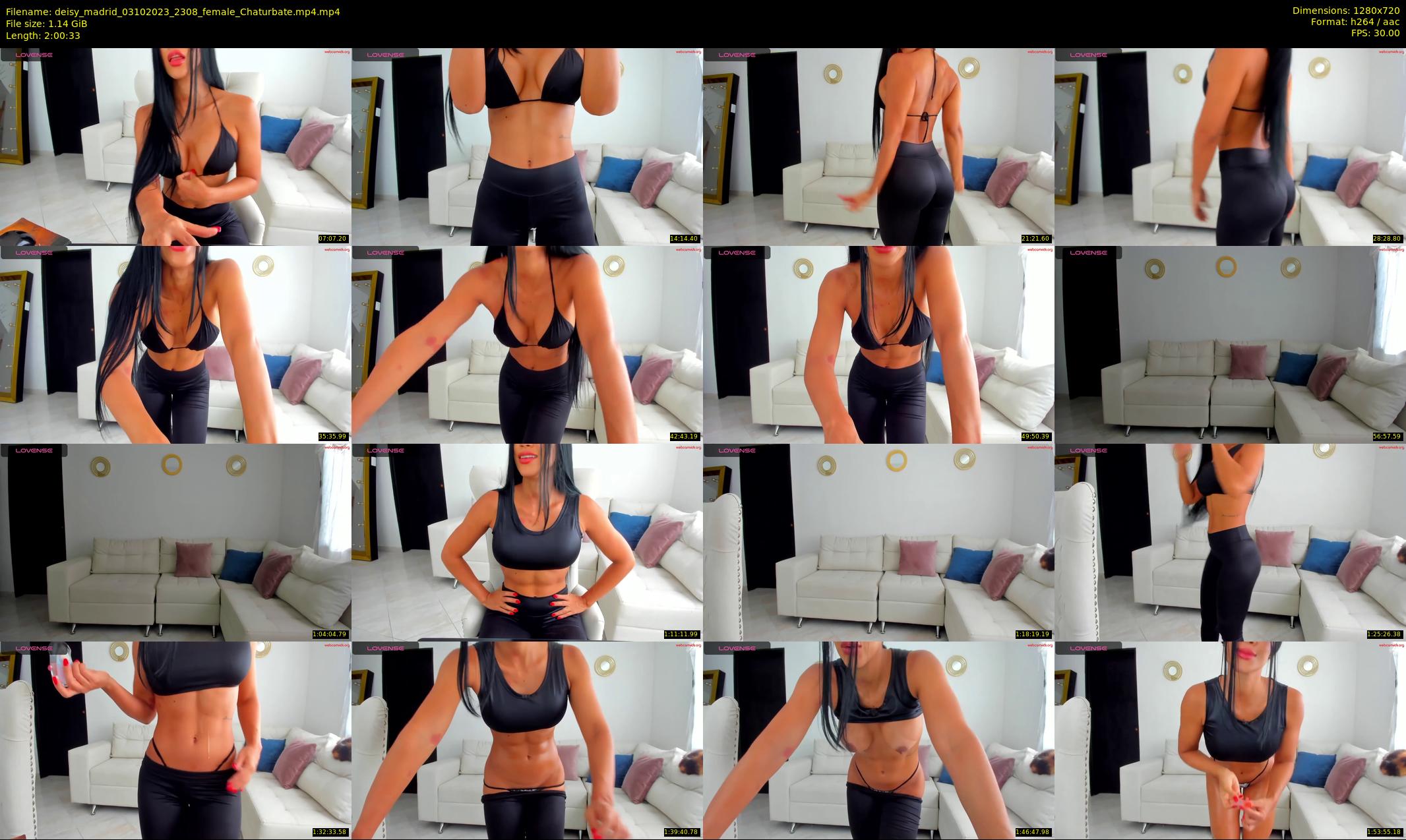 deisy_madrid — 121 minute Chaturbate female cam show recording, 720p, Oct 3, 2023