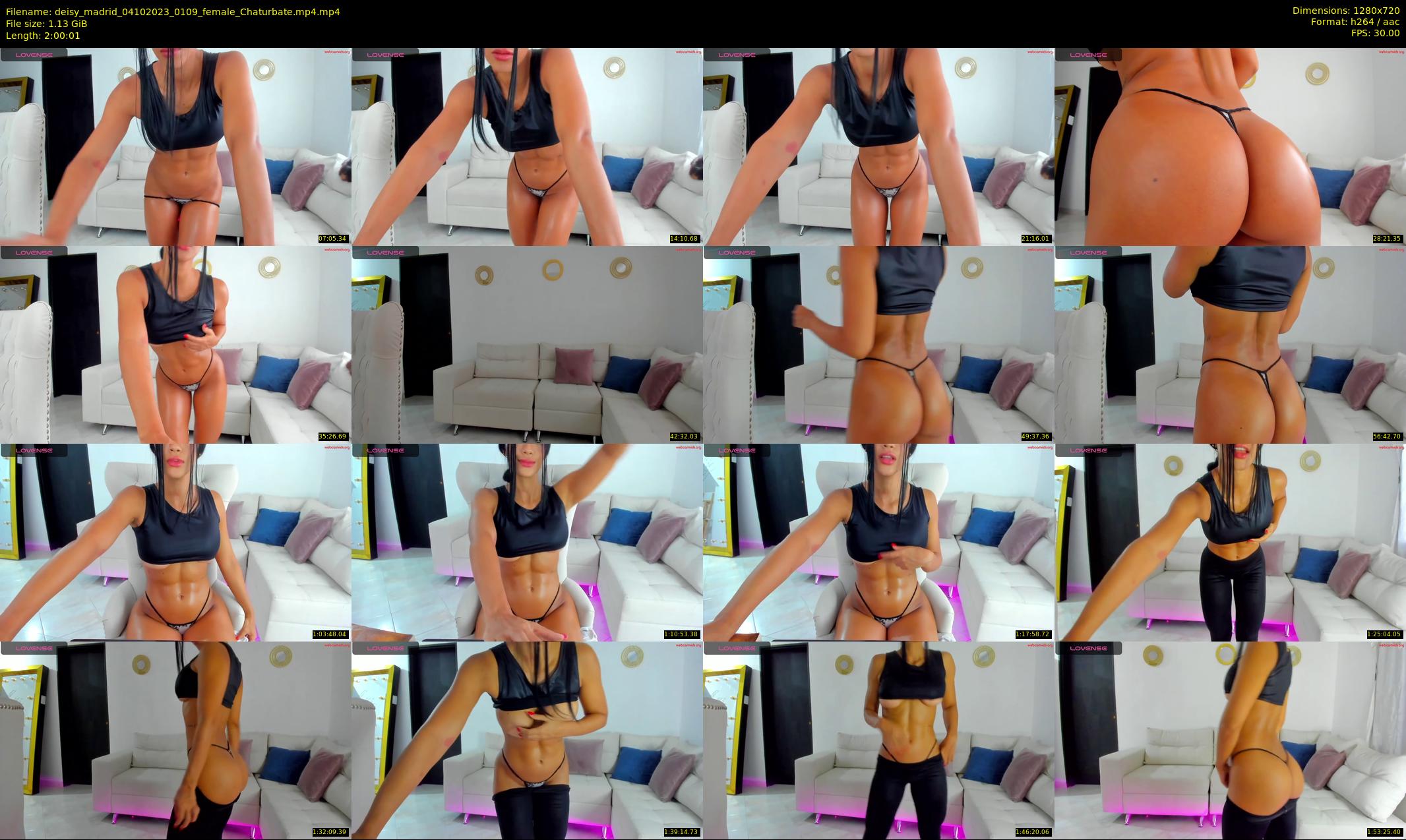 deisy_madrid — 121 minute Chaturbate female cam show recording, 720p, Oct 4, 2023