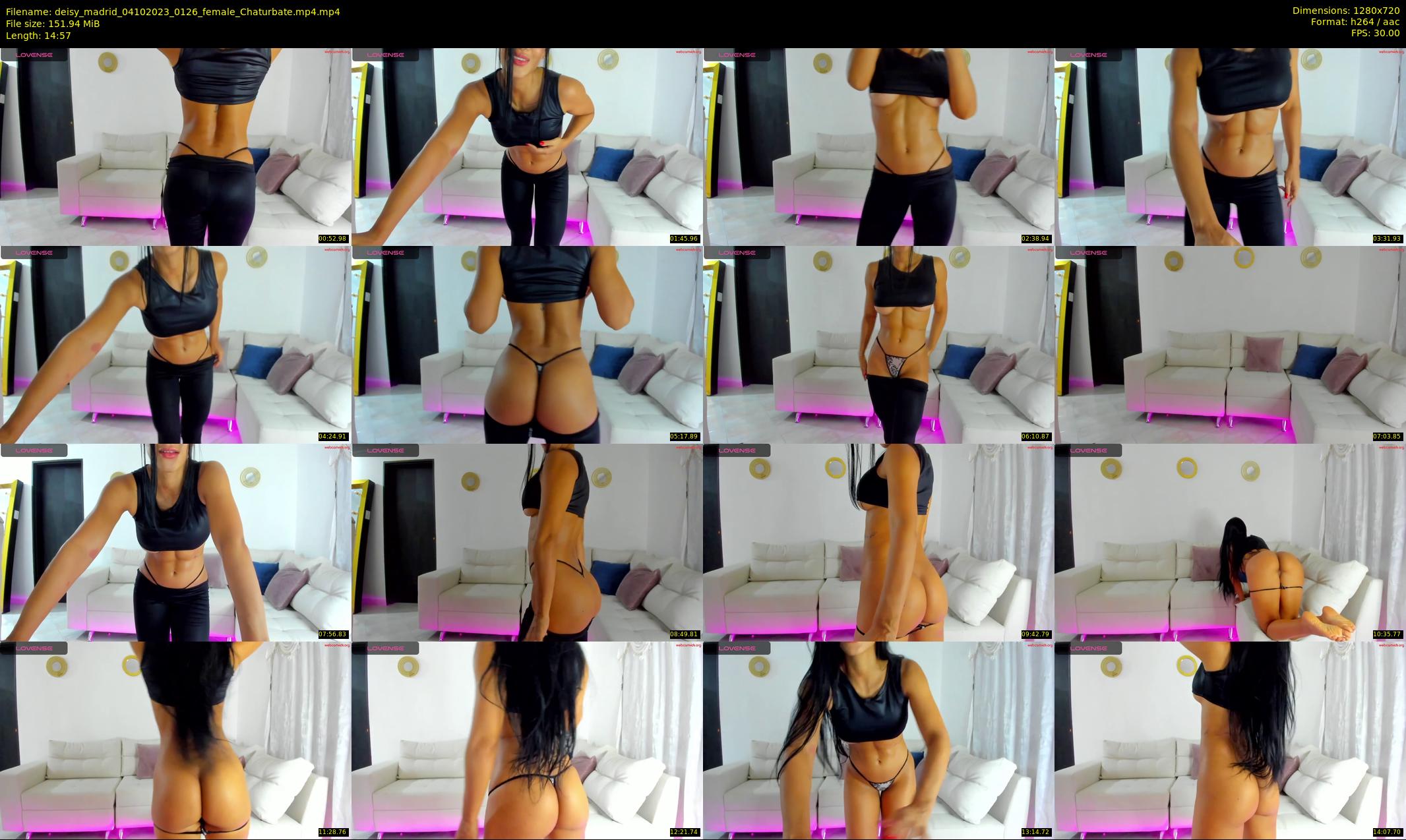 deisy_madrid — 15 minute Chaturbate female cam show recording, 720p, Oct 4, 2023