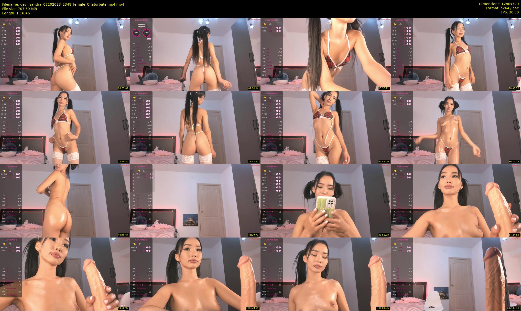 devillsandra — 77 minute Chaturbate female cam show recording, 720p, Oct 3, 2023
