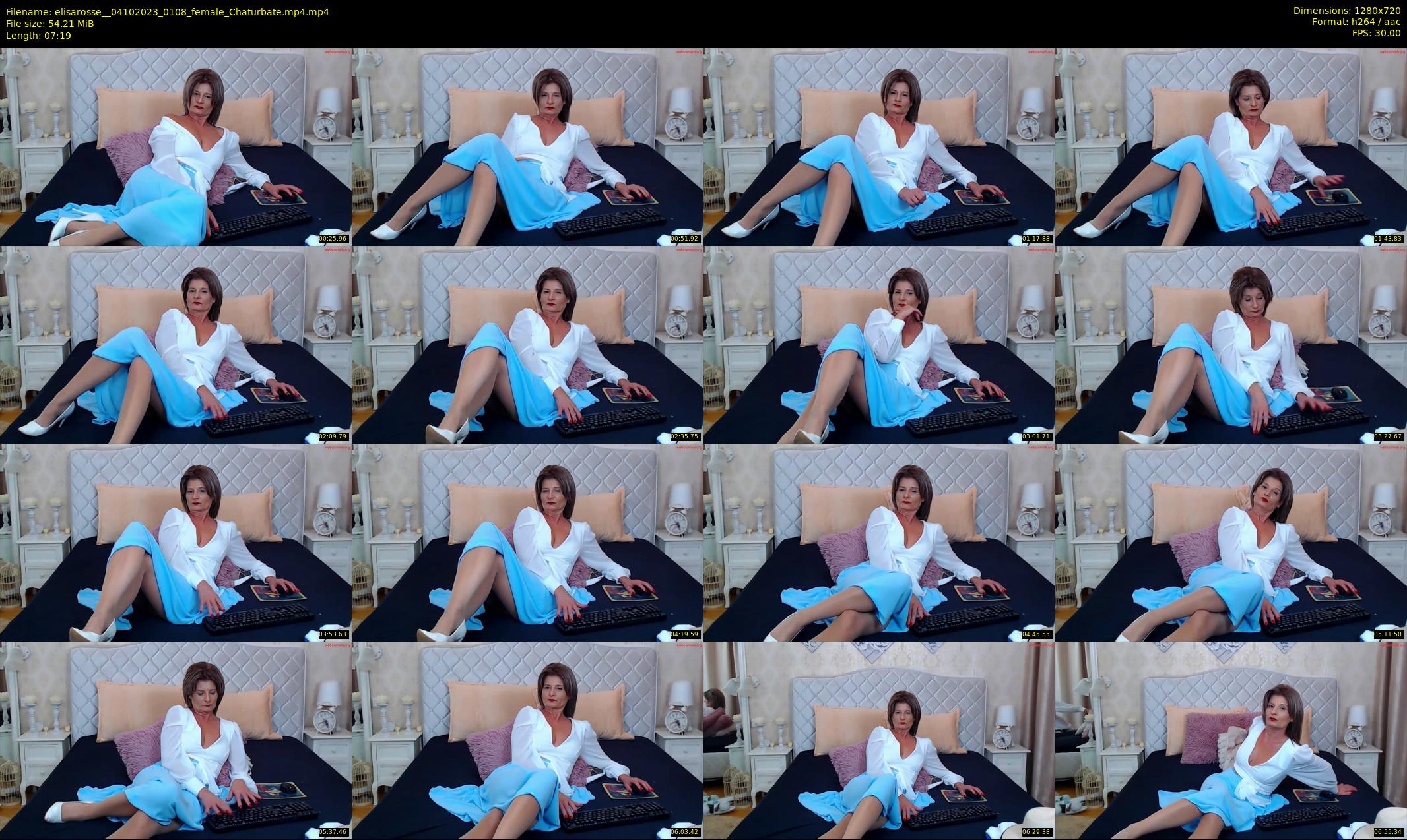 elisarosse_ — 8 minute Chaturbate female cam show recording, 720p, Oct 4, 2023