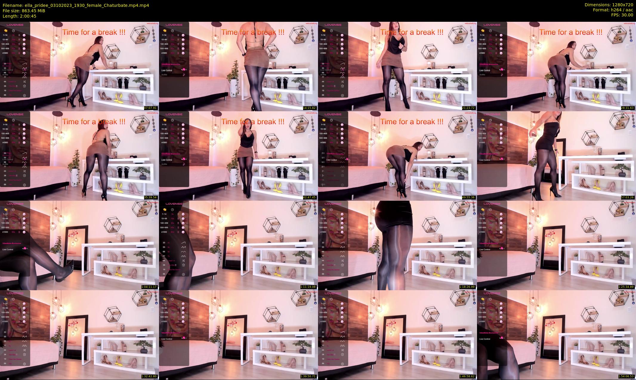 ella_pridee — 121 minute Chaturbate female cam show recording, 720p, Oct 3, 2023