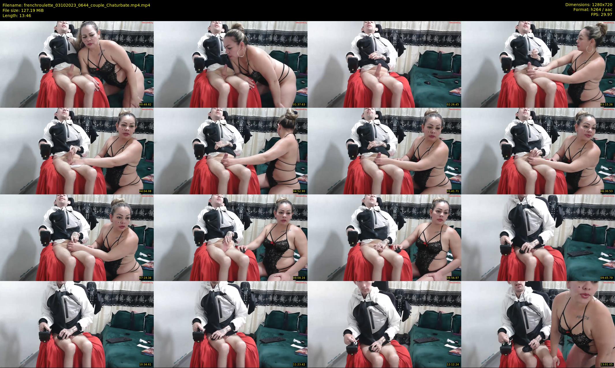 frenchroulette — 14 minute Chaturbate couple cam show recording, 720p, Oct 3, 2023