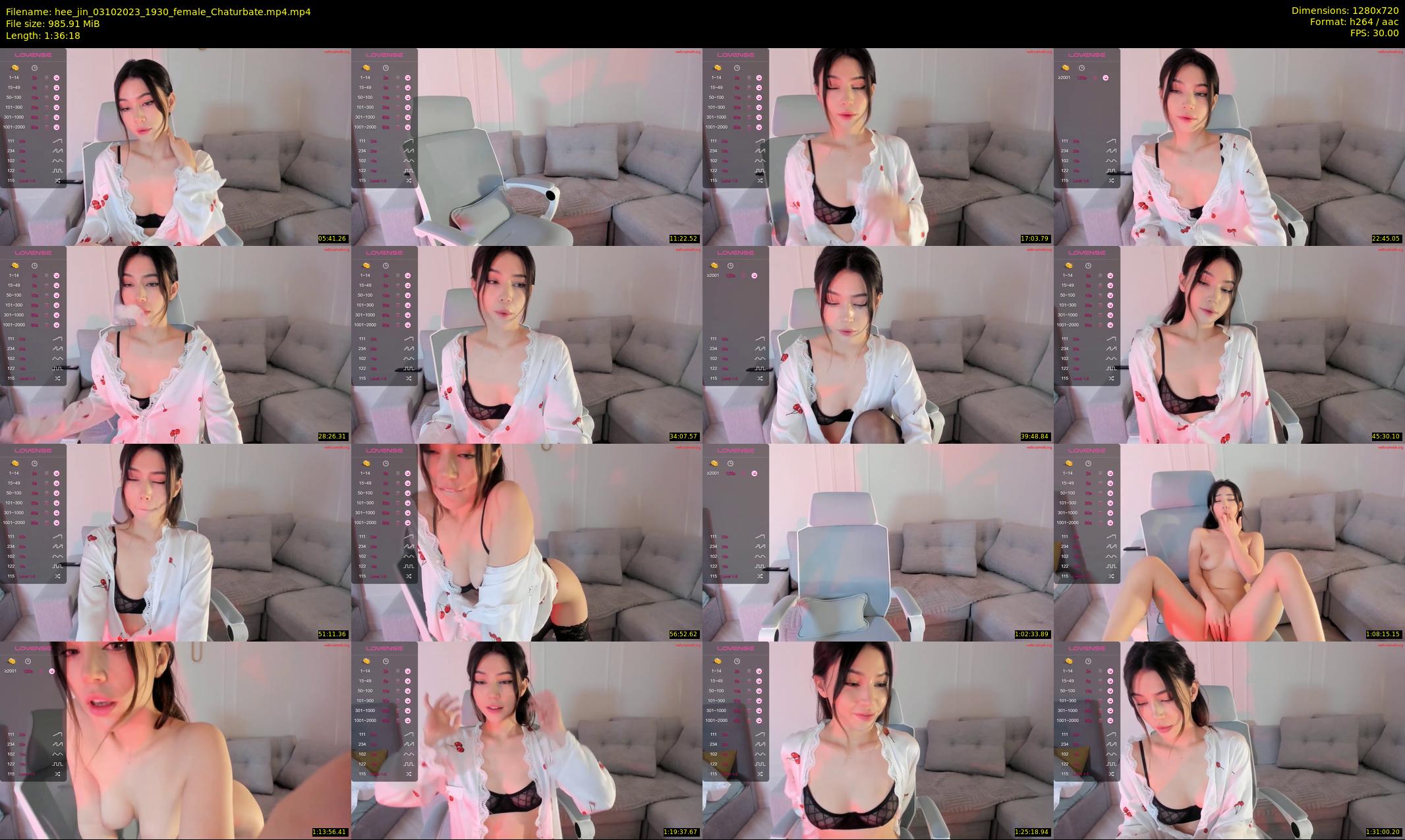 hee_jin — 97 minute Chaturbate female cam show recording, 720p, Oct 3, 2023