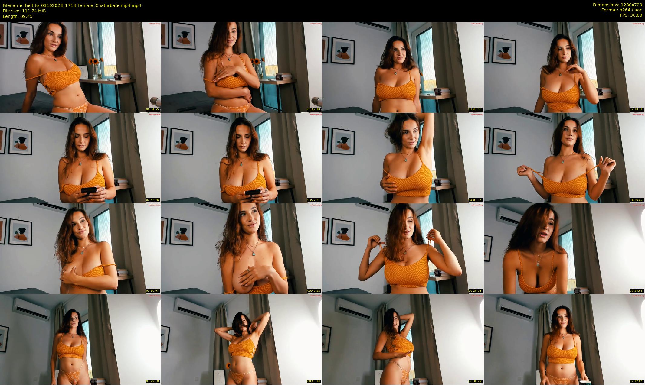 hell_lo — 10 minute Chaturbate female cam show recording, 720p, Oct 3, 2023