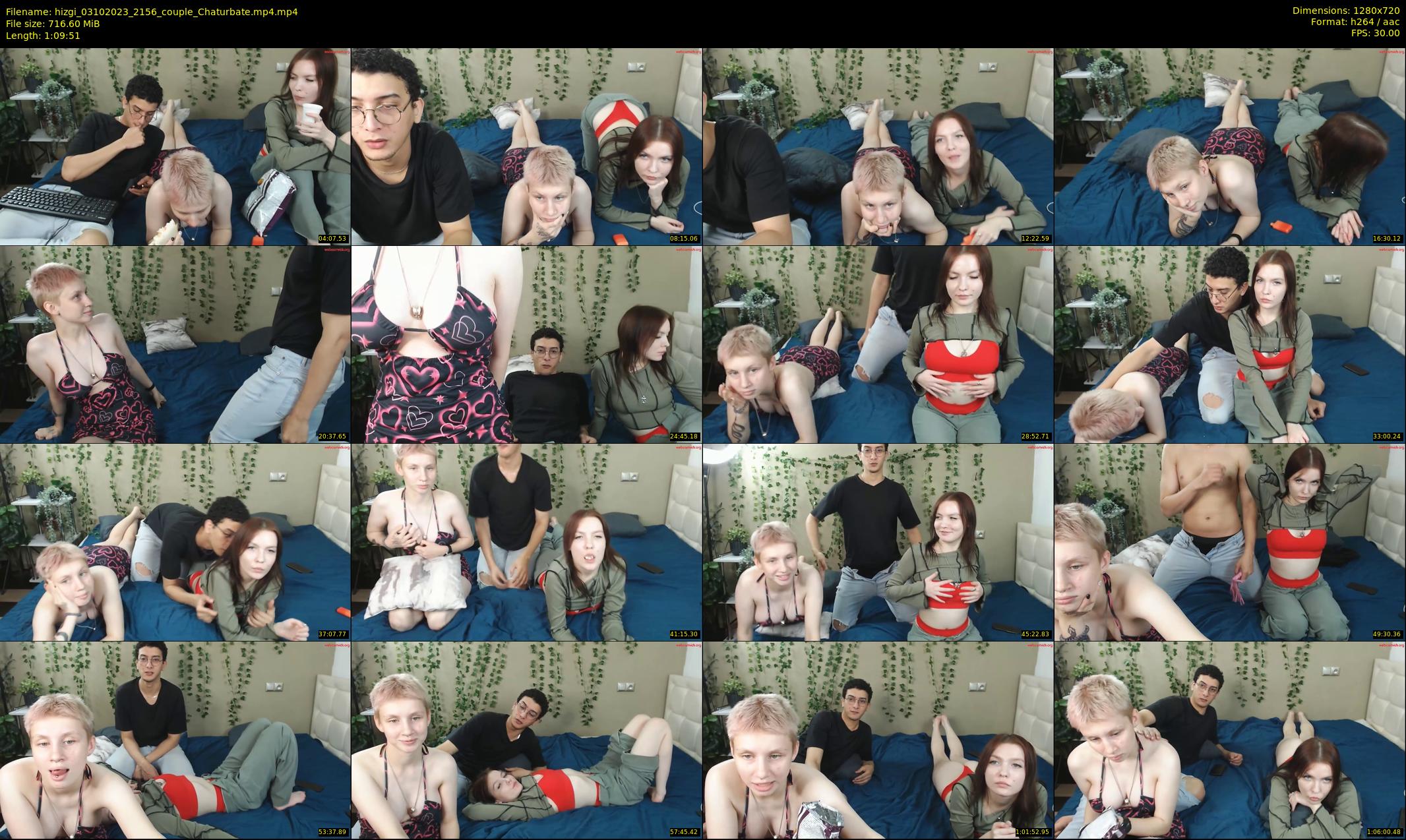hizgi — 70 minute Chaturbate couple cam show recording, 720p, Oct 3, 2023