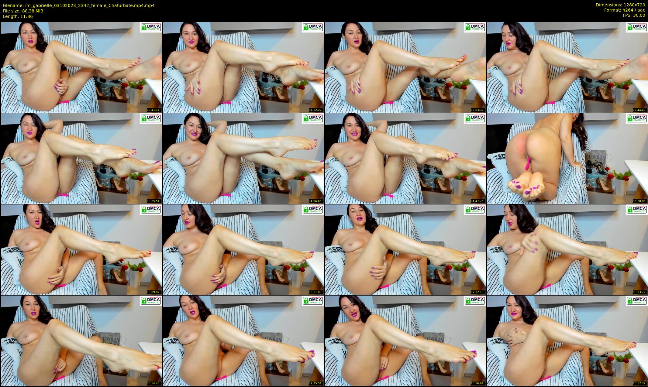 im_gabrielle — 12 minute Chaturbate female cam show recording, 720p, Oct 3, 2023