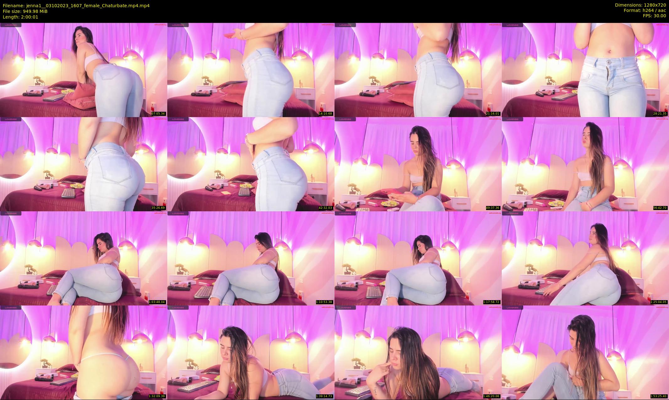 jenna1_ — 121 minute Chaturbate female cam show recording, 720p, Oct 3, 2023