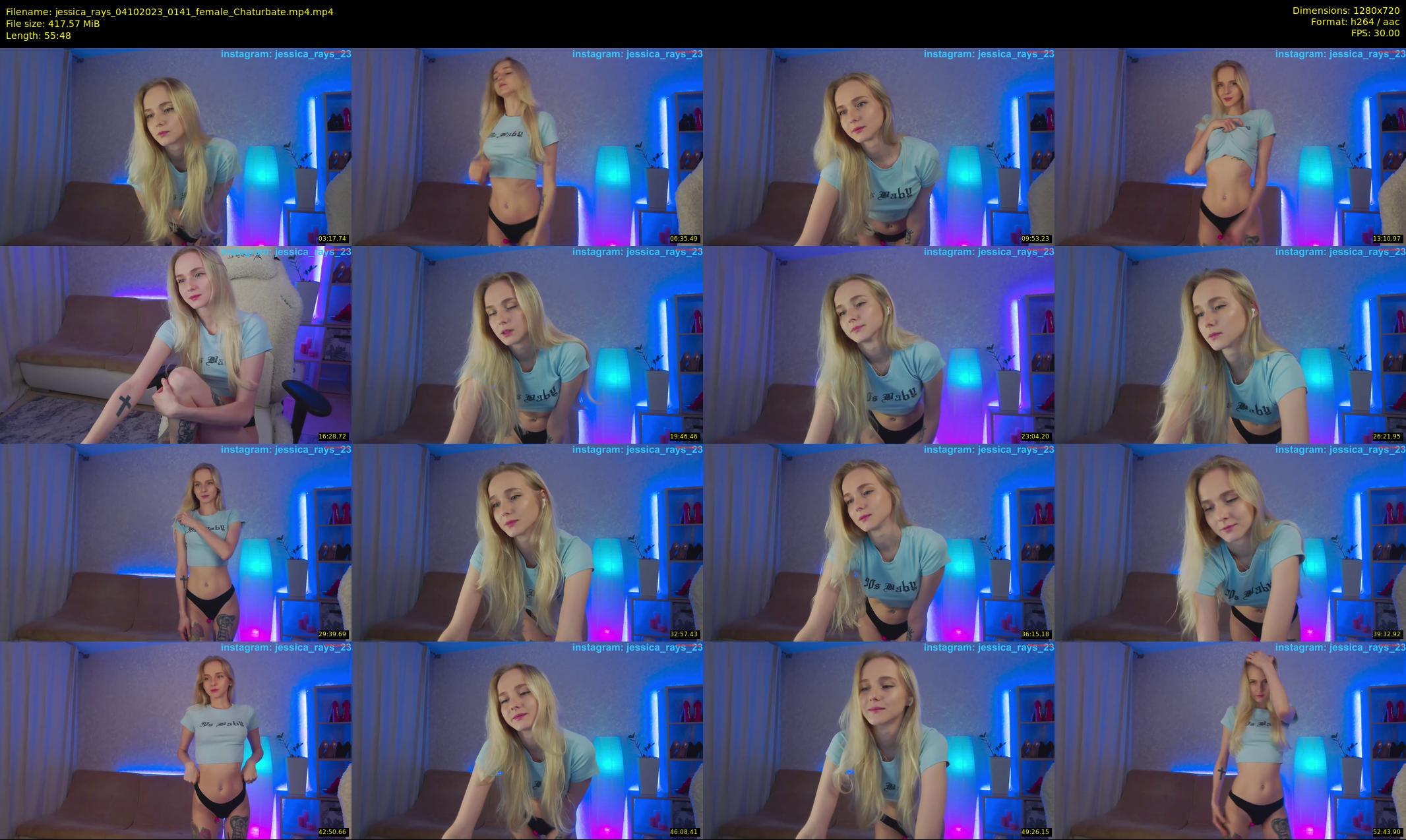 jessica_rays — 56 minute Chaturbate couple cam show recording, 720p, Oct 4, 2023