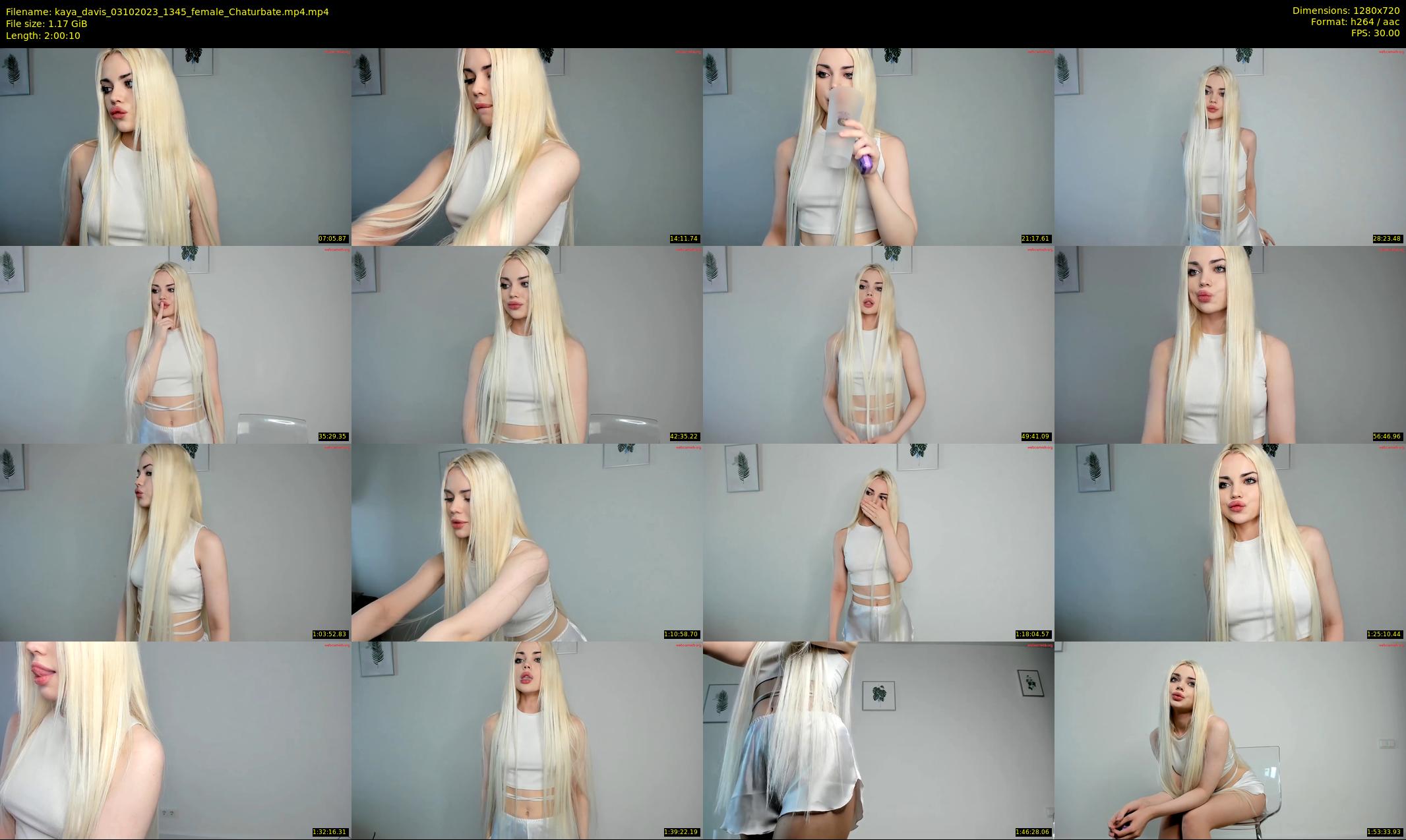 kaya_davis — 121 minute Chaturbate female cam show recording, 720p, Oct 3, 2023