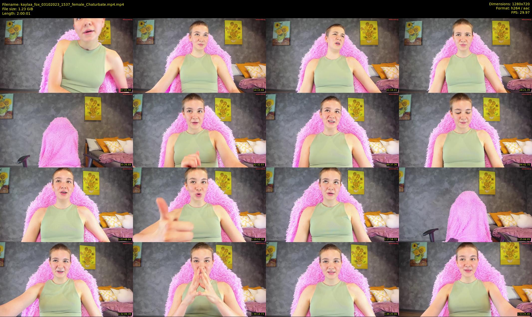 kaylaa_fox — 121 minute Chaturbate female cam show recording, 720p, Oct 3, 2023
