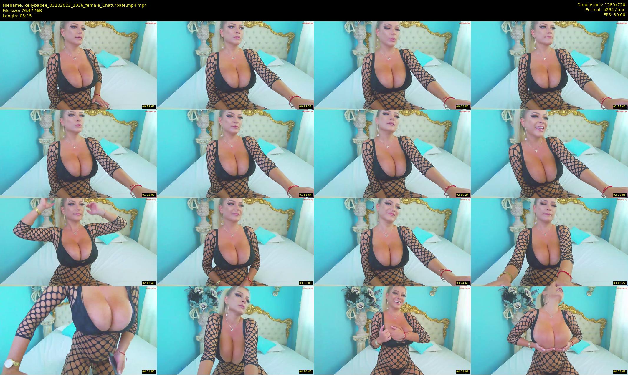 kellybabee — 6 minute Chaturbate female cam show recording, 720p, Oct 3, 2023