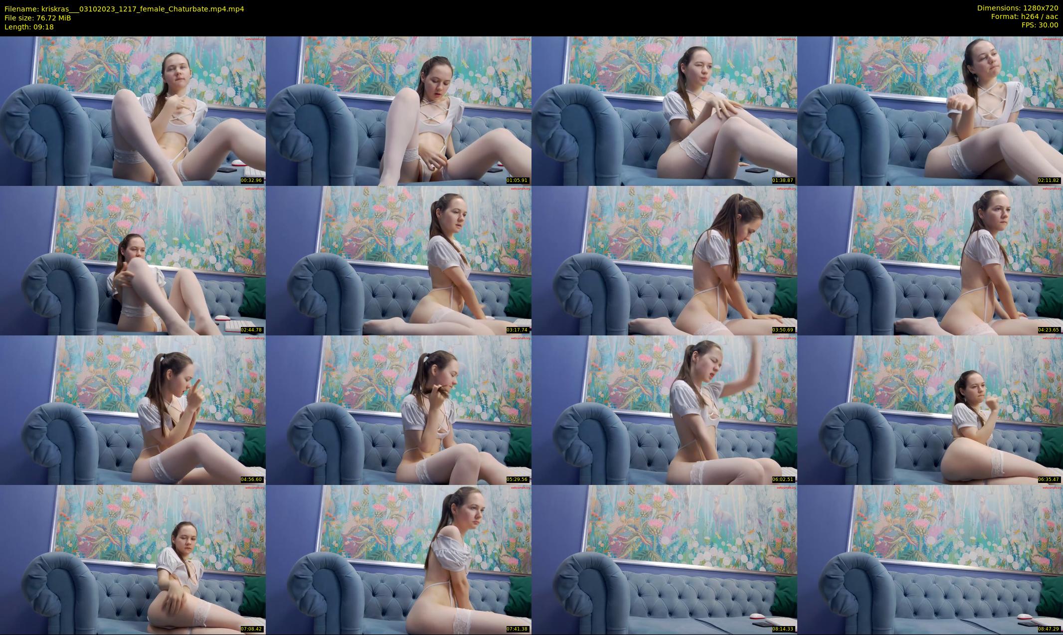 kriskras__ — 10 minute Chaturbate female cam show recording, 720p, Oct 3, 2023