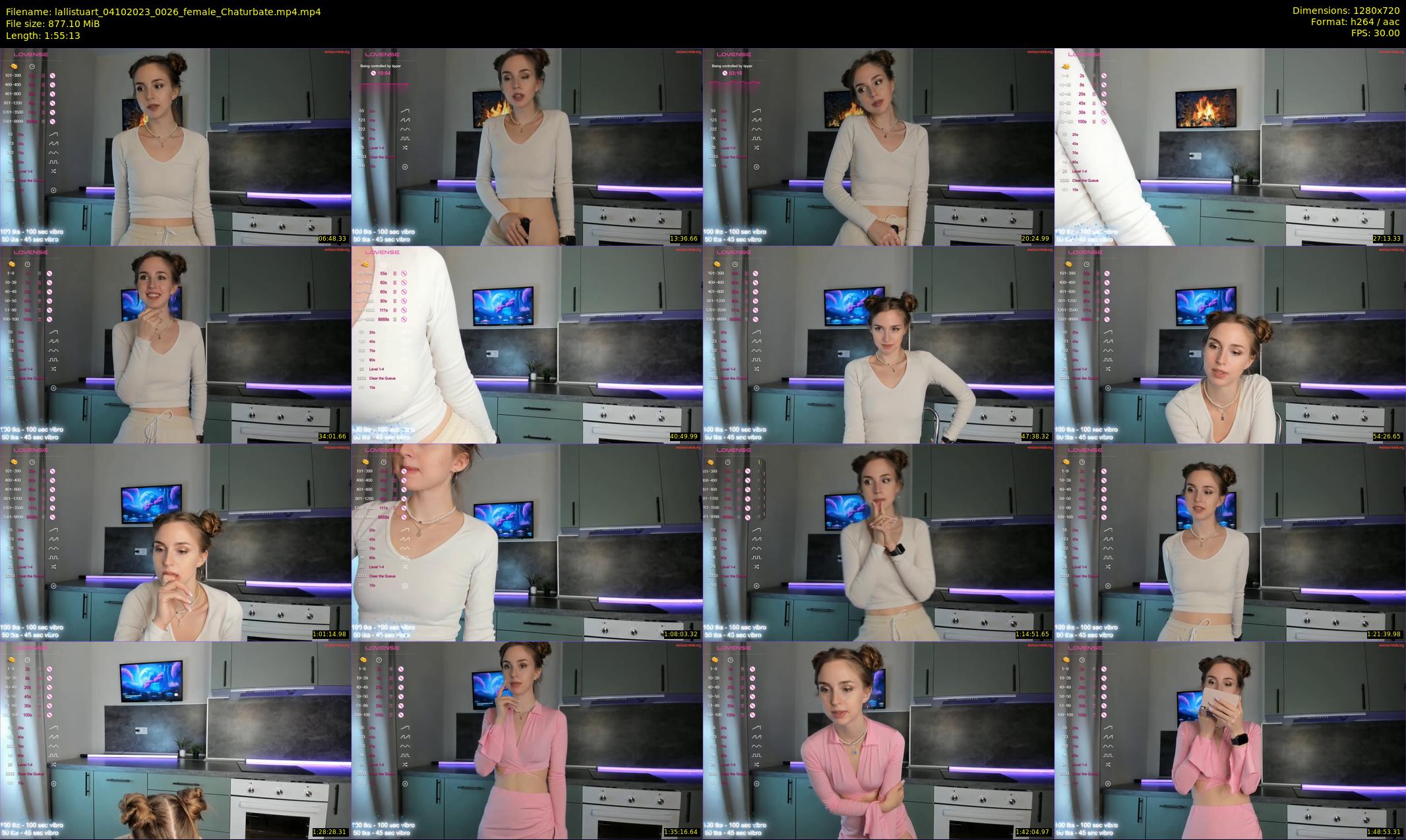 lallistuart — 116 minute Chaturbate female cam show recording, 720p, Oct 4, 2023