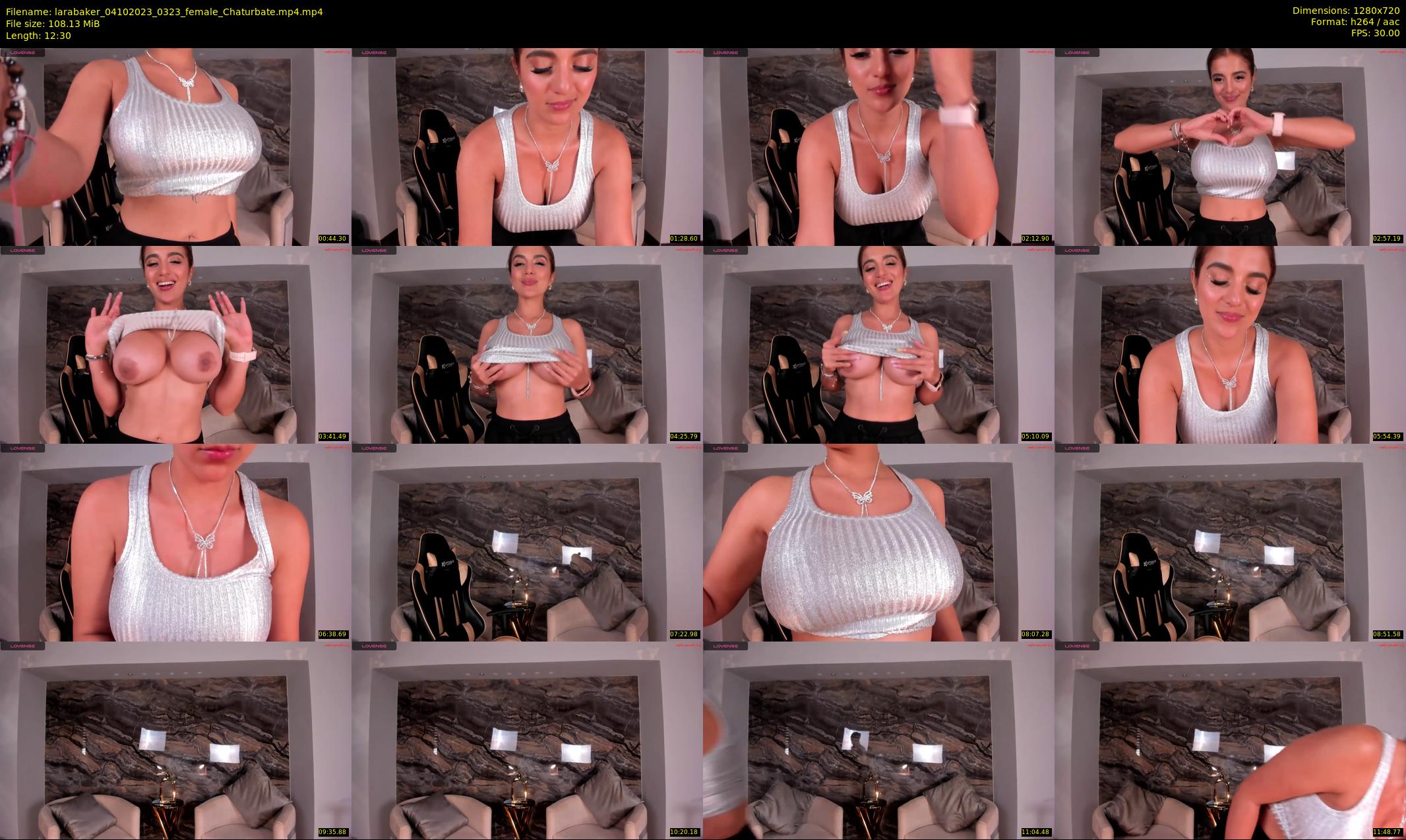 larabaker — 13 minute Chaturbate female cam show recording, 720p, Oct 4, 2023