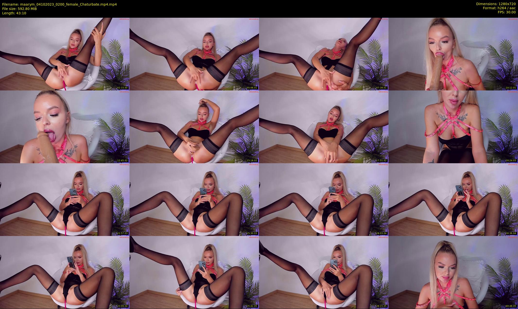 maarym — 44 minute Chaturbate couple cam show recording, 720p, Oct 4, 2023