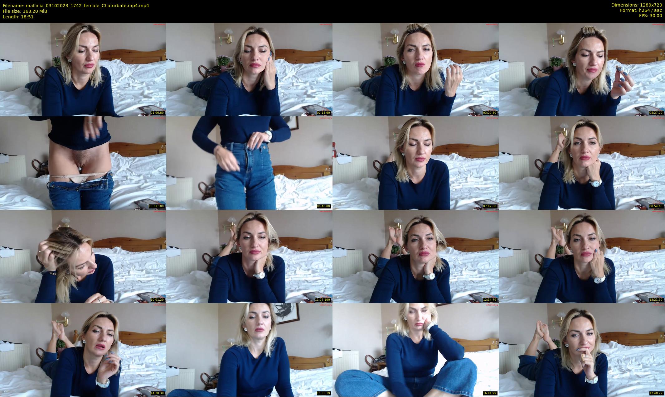 mallinia — 19 minute Chaturbate female cam show recording, 720p, Oct 3, 2023