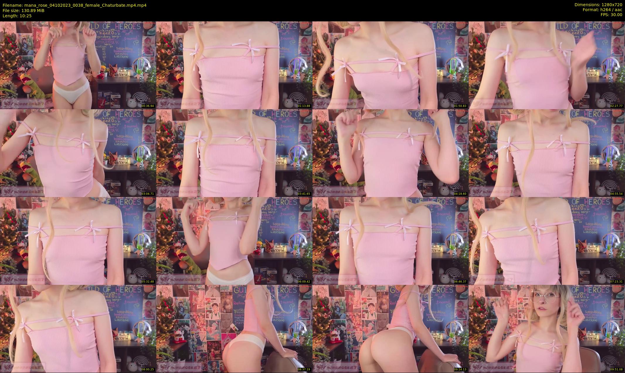 mana_rose — 11 minute Chaturbate female cam show recording, 720p, Oct 4, 2023