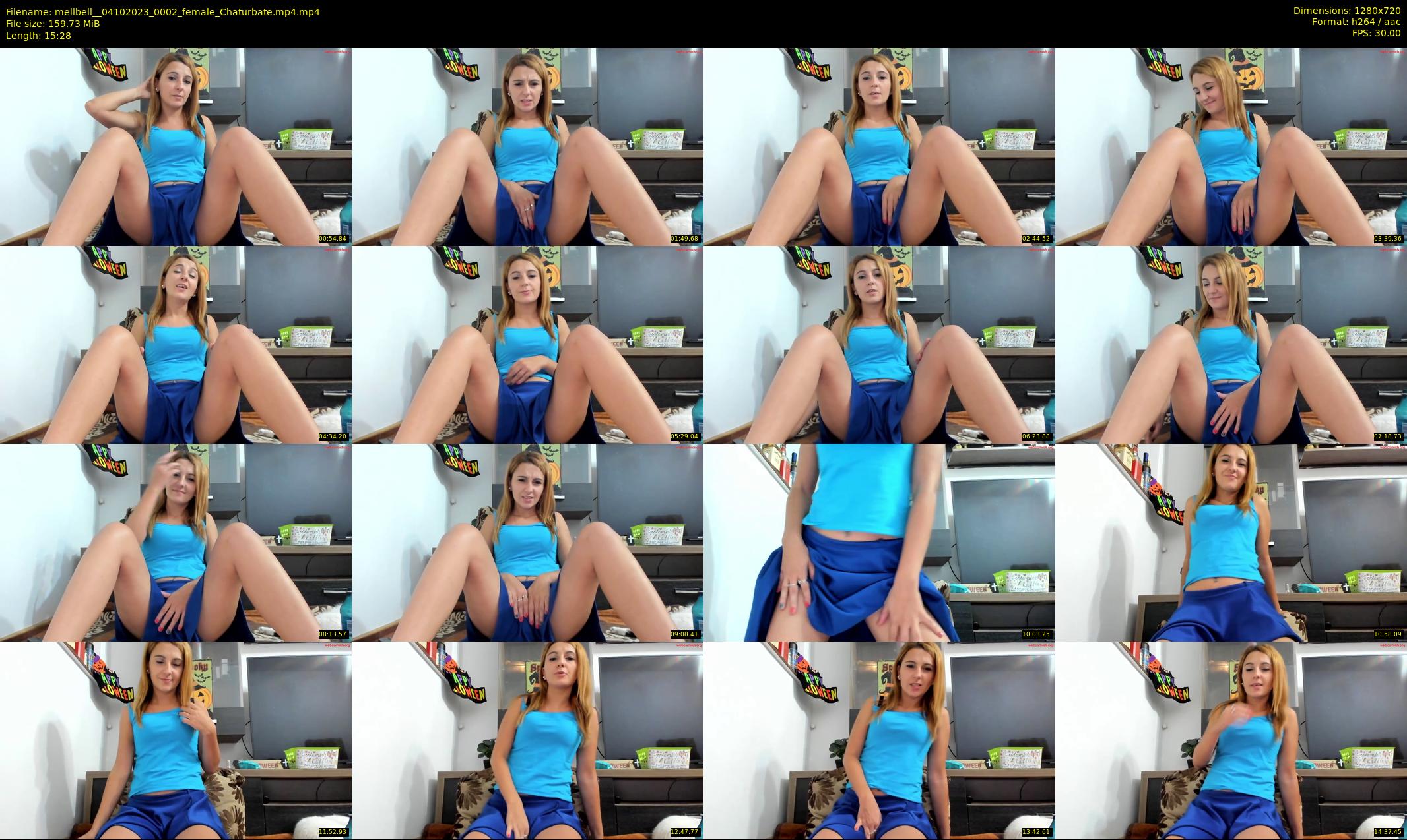 mellbell_ — 16 minute Chaturbate female cam show recording, 720p, Oct 4, 2023