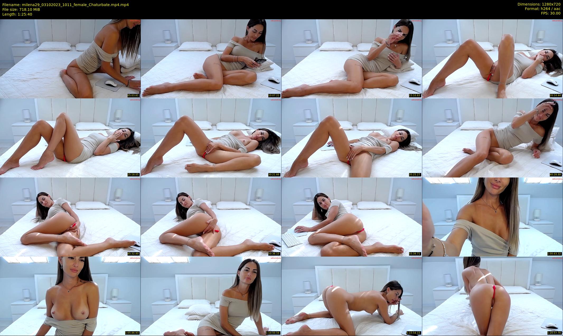 milena29 — 86 minute Chaturbate female cam show recording, 720p, Oct 3, 2023