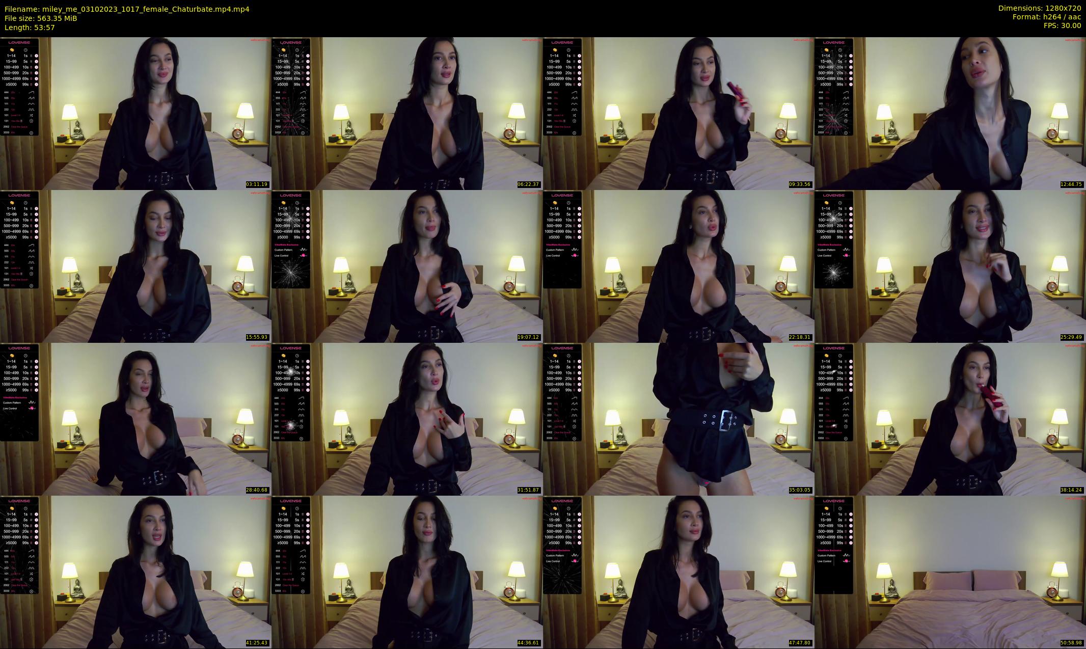 miley_me — 54 minute Chaturbate female cam show recording, 720p, Oct 3, 2023