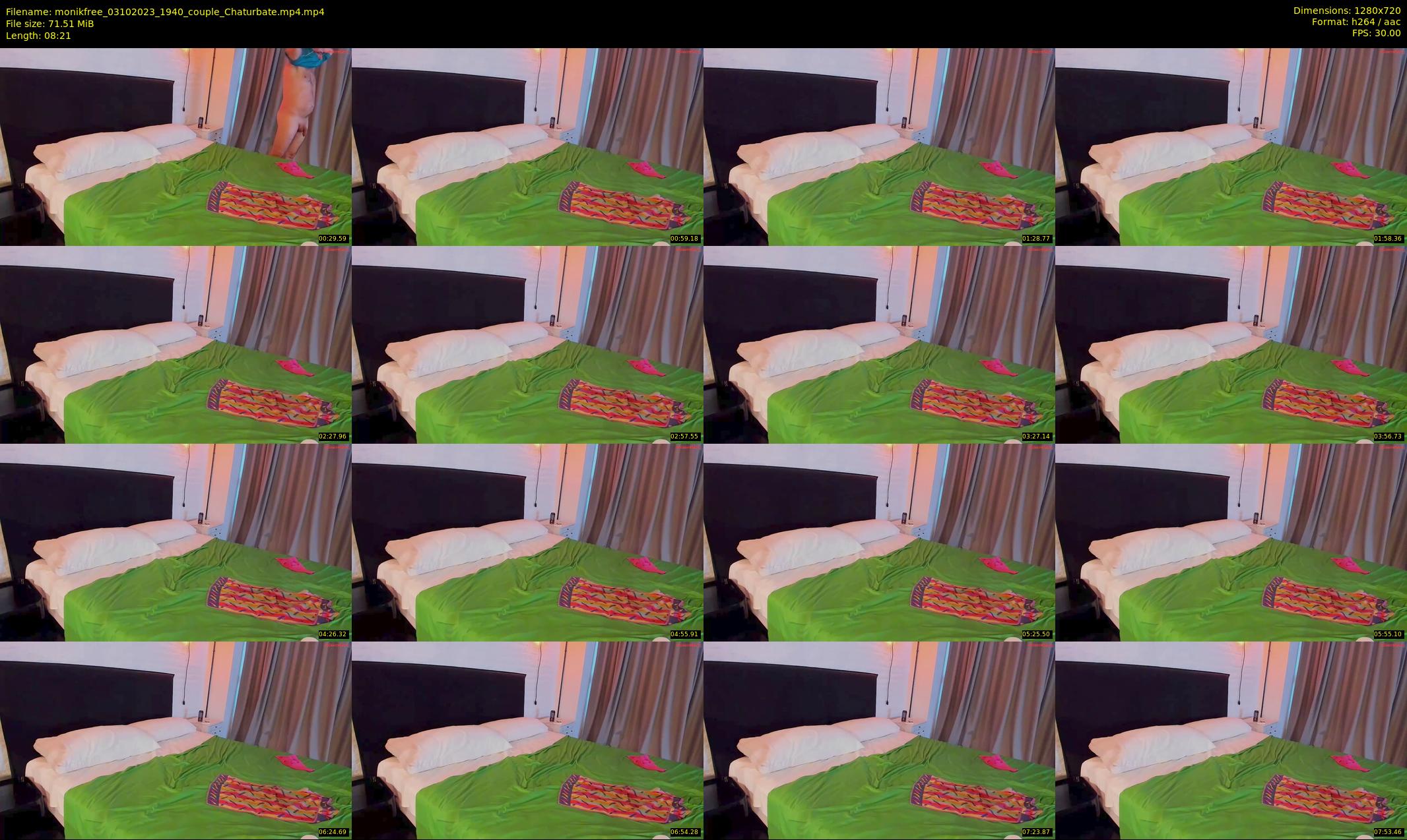 monikfree — 9 minute Chaturbate couple cam show recording, 720p, Oct 3, 2023