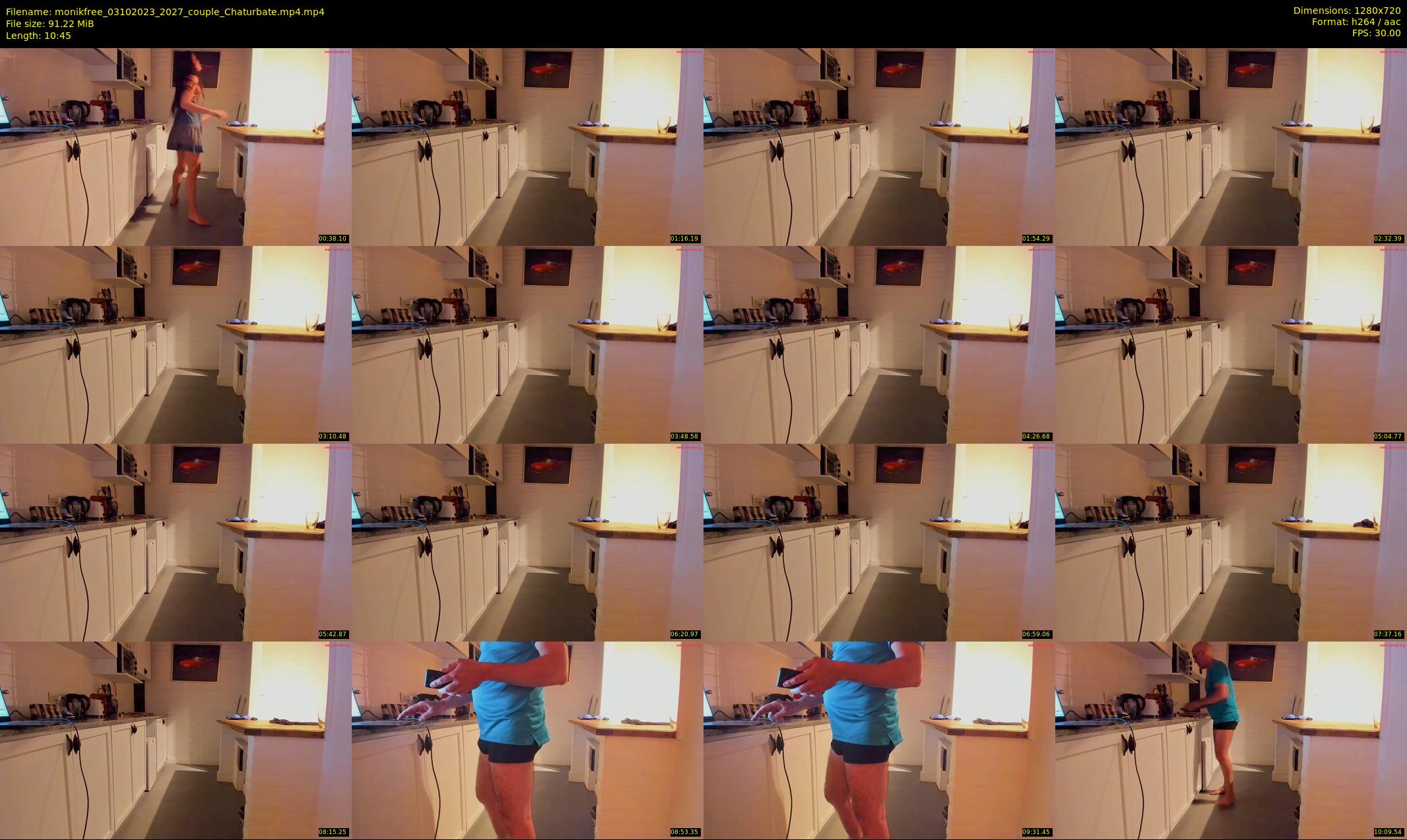monikfree — 11 minute Chaturbate couple cam show recording, 720p, Oct 3, 2023