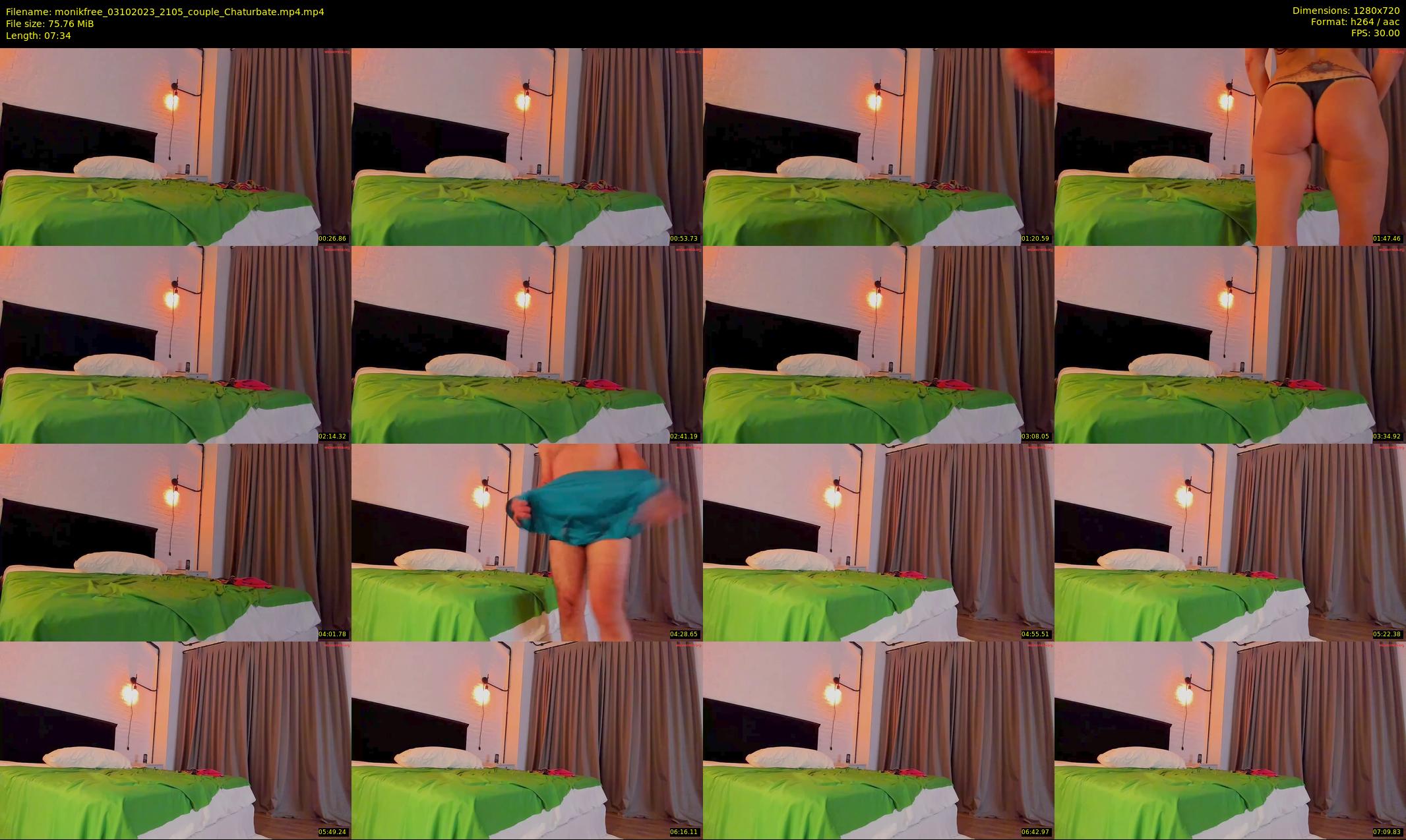 monikfree — 8 minute Chaturbate couple cam show recording, 720p, Oct 3, 2023