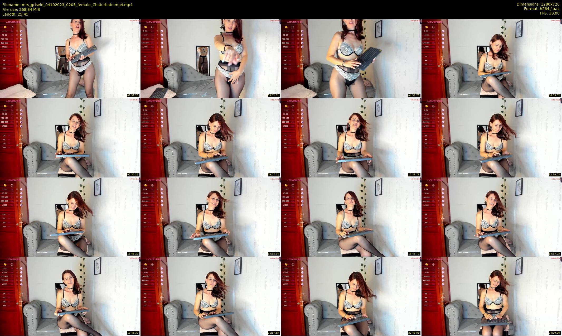 mrs_griseld — 26 minute Chaturbate female cam show recording, 720p, Oct 4, 2023