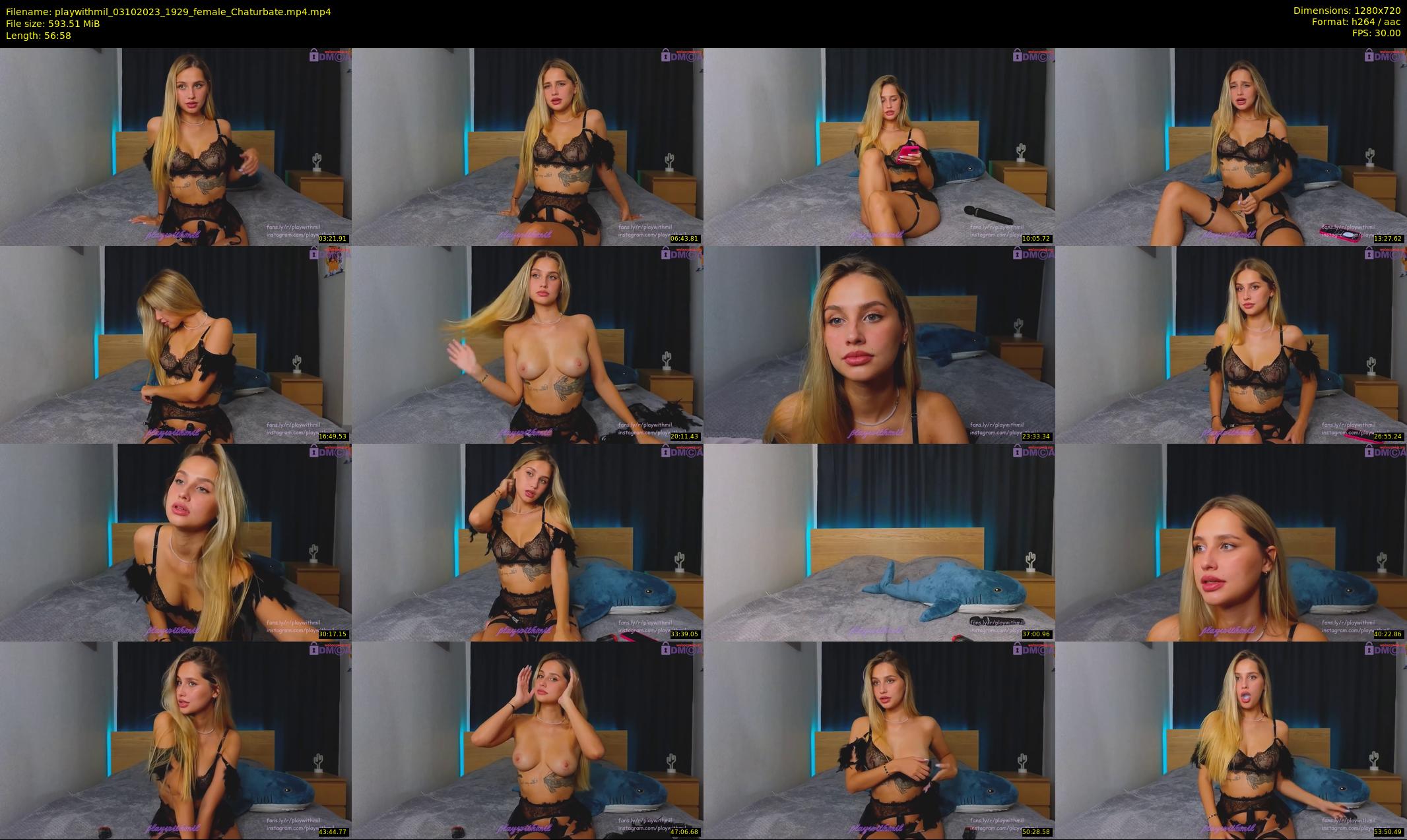 playwithmil — 57 minute Chaturbate couple cam show recording, 720p, Oct 3, 2023