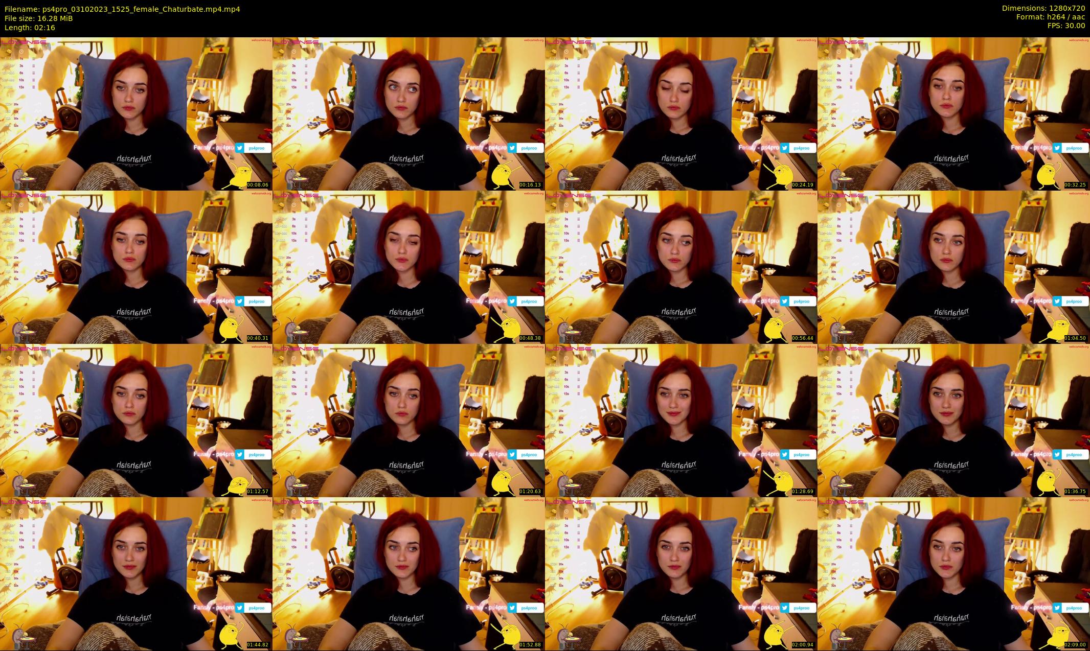 ps4pro — 3 minute Chaturbate female cam show recording, 720p, Oct 3, 2023