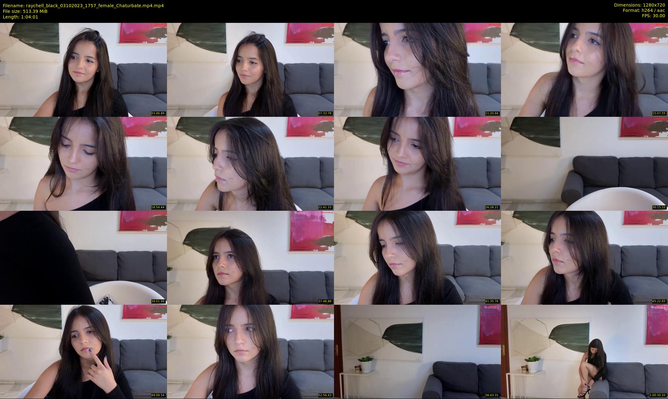 raychell_black — 65 minute Chaturbate female cam show recording, 720p, Oct 3, 2023