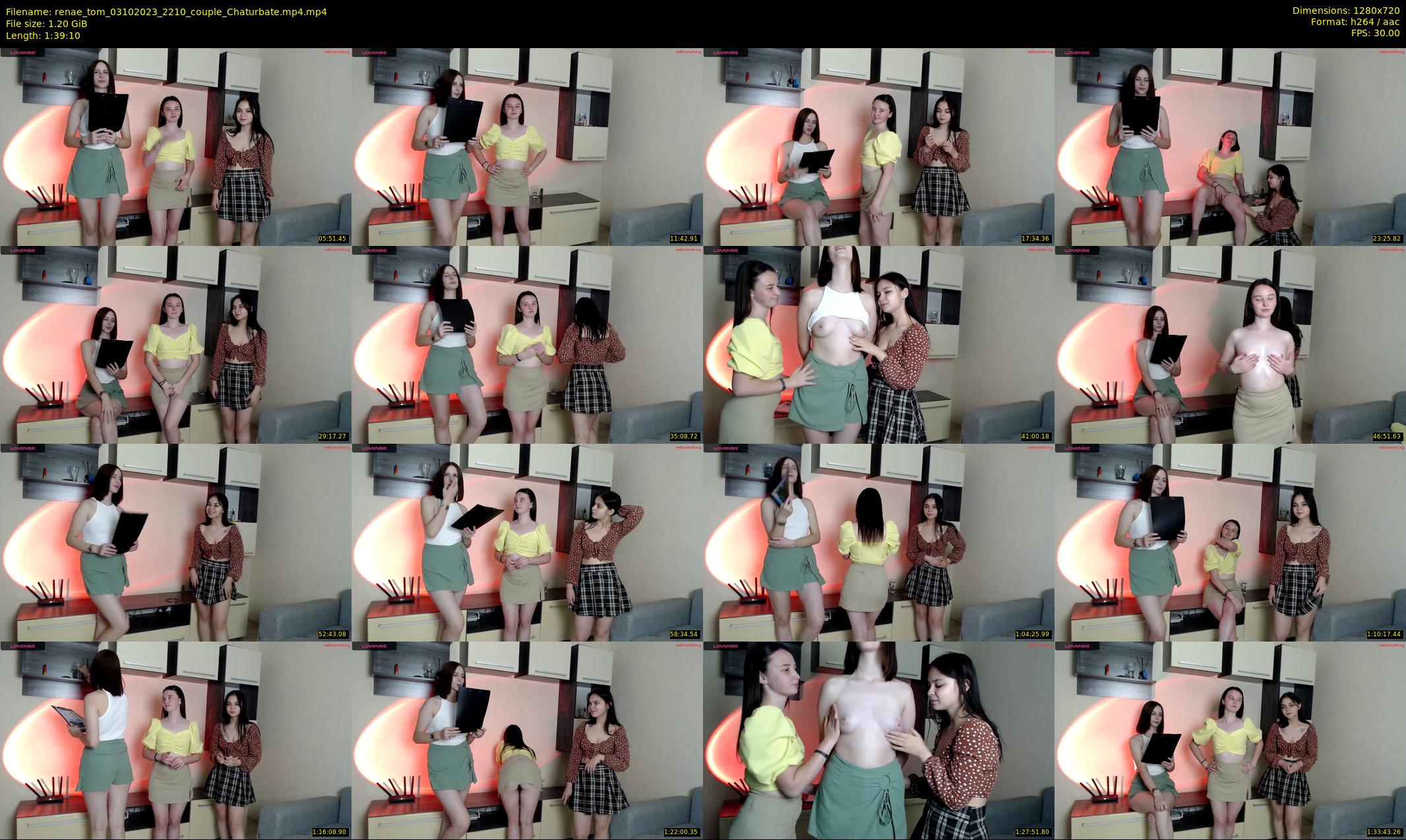 renae_tom — 100 minute Chaturbate couple cam show recording, 720p, Oct 3, 2023