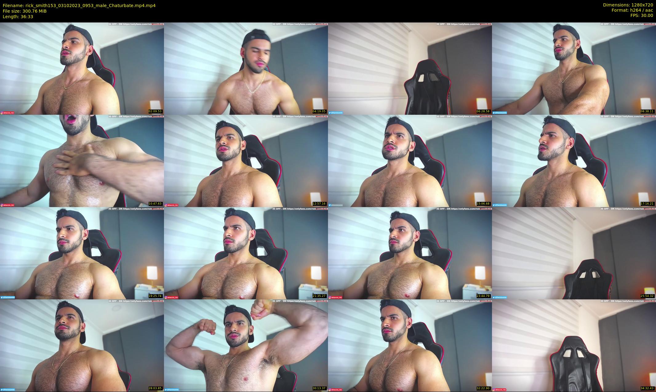 rick_smith153 — 37 minute Chaturbate male cam show recording, 720p, Oct 3, 2023